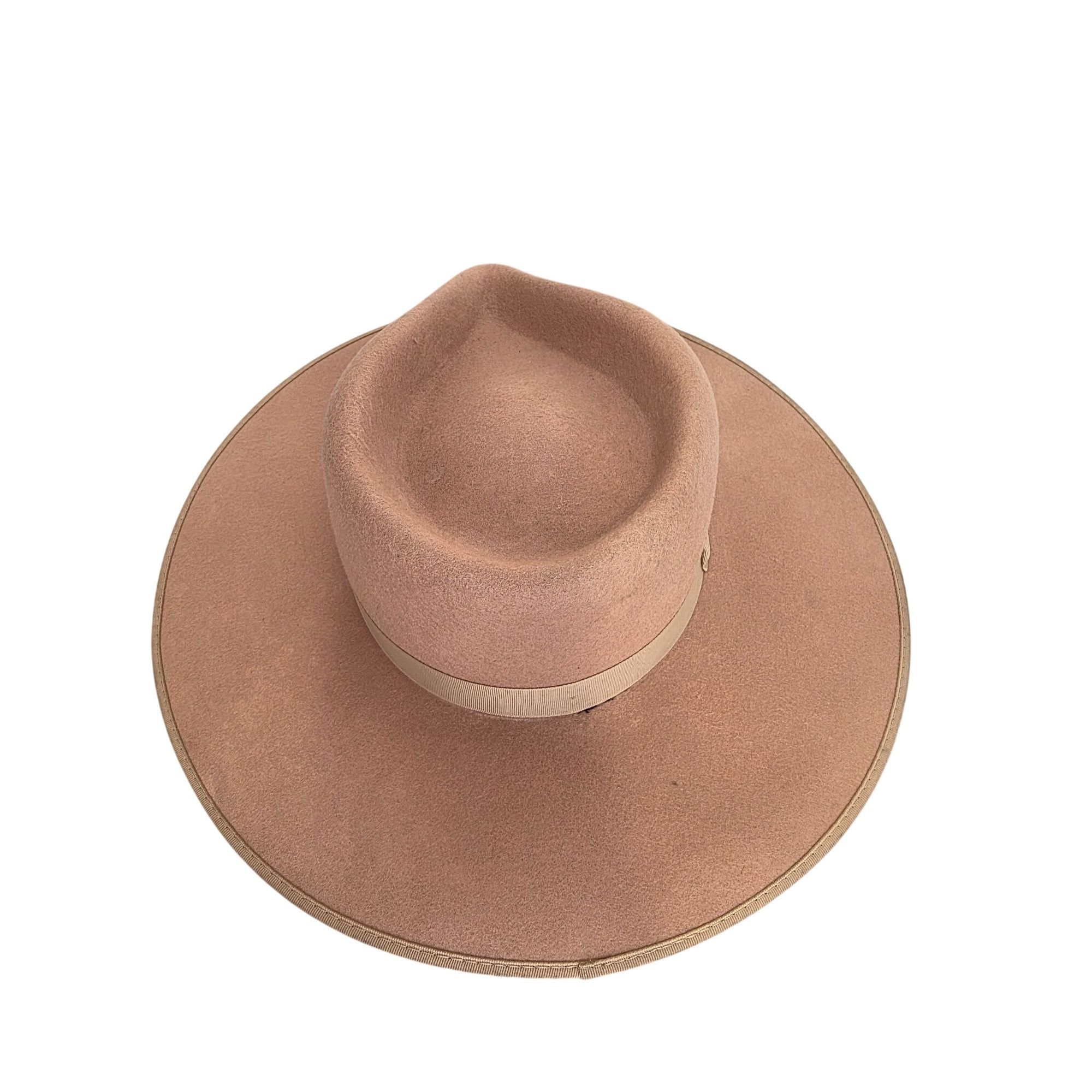 Lack of Color Lack of Color Wool Rancher Hat Unisex Sz Medium 57cm Camel W Size ONE SIZE - 3 Thumbnail