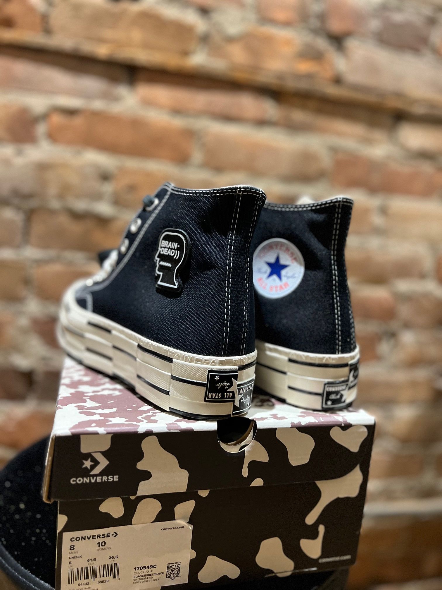 Brain Dead × Converse Brain Dead x Converse Chuck 70 "Overdyed Patchwork" Size US 8 / EU 41 - 4 Thumbnail