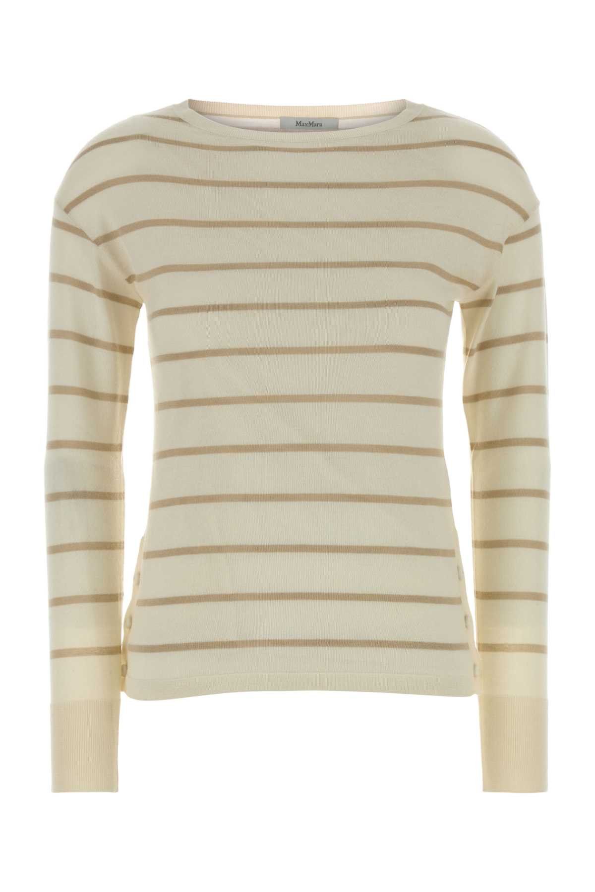 Max Mara Embroidered Cashmere Blend Tabella Sweater Size M / US 6-8 / IT 42-44 - 1 Thumbnail