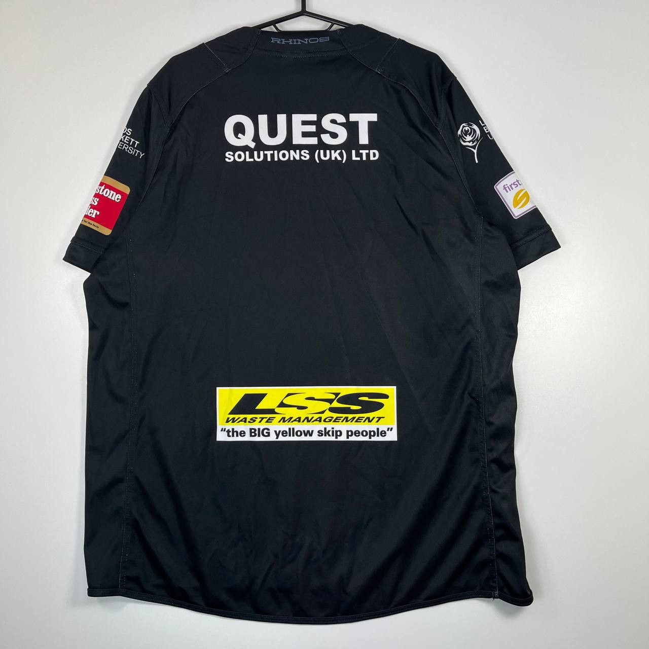 Other ISC Leeds Rhinos Rugby League Black Jersey Poppy Shirt – 3XL Size US XXL / EU 58 / 5 - 6 Thumbnail