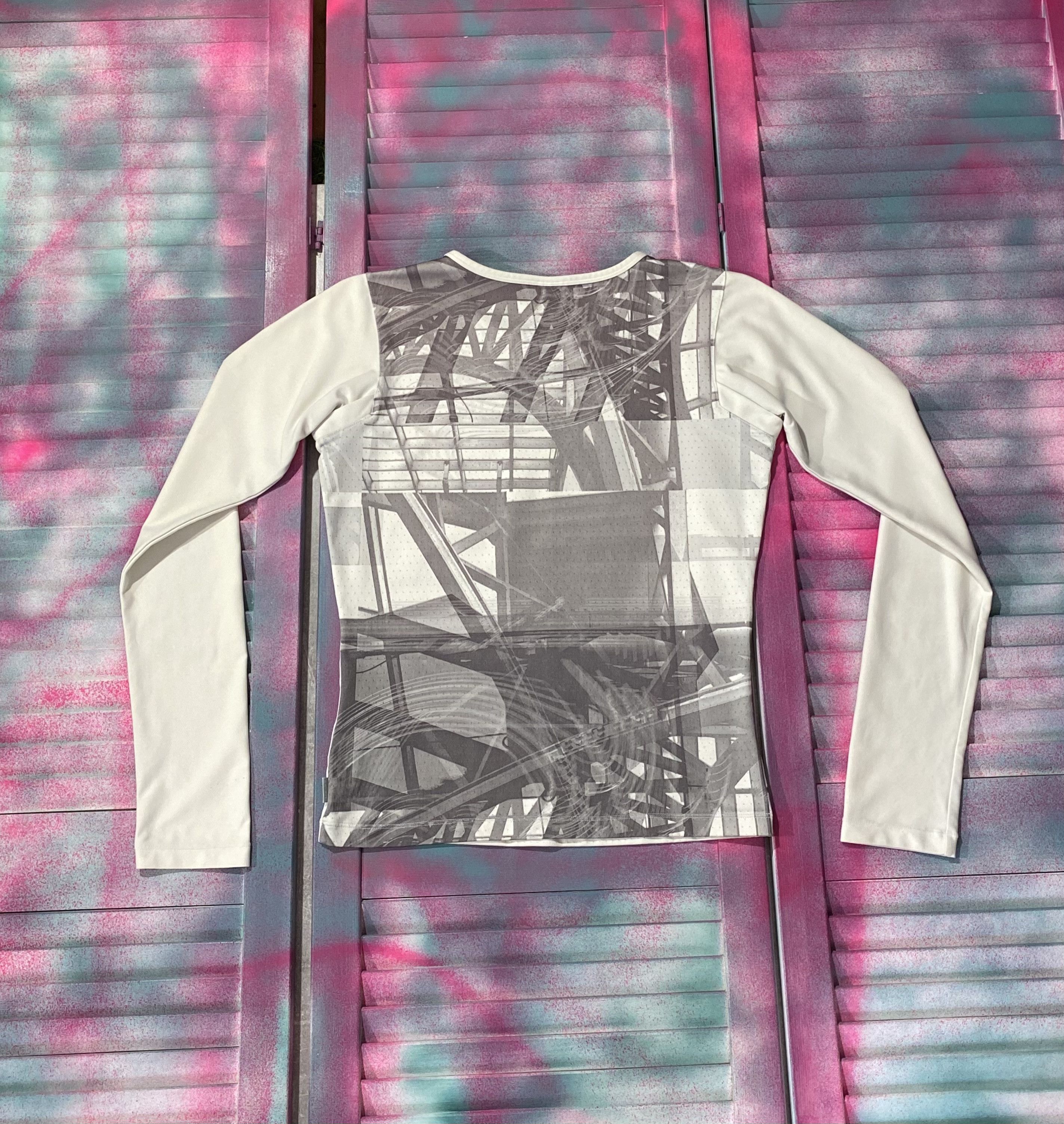 Nike Vintage Y2K Nike Abstract Long Sleeve Sports wear Size M / US 6-8 / IT 42-44 - 2 Thumbnail