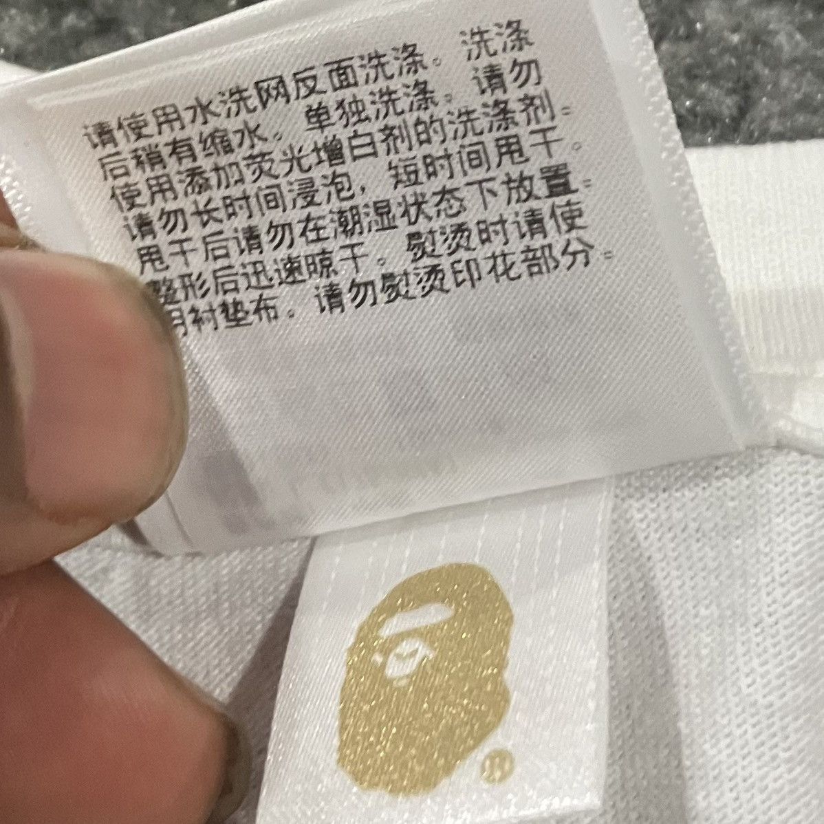 Bape A Bathing Ape Wgm T-Shirt Size US L / EU 52-54 / 3 - 6 Thumbnail