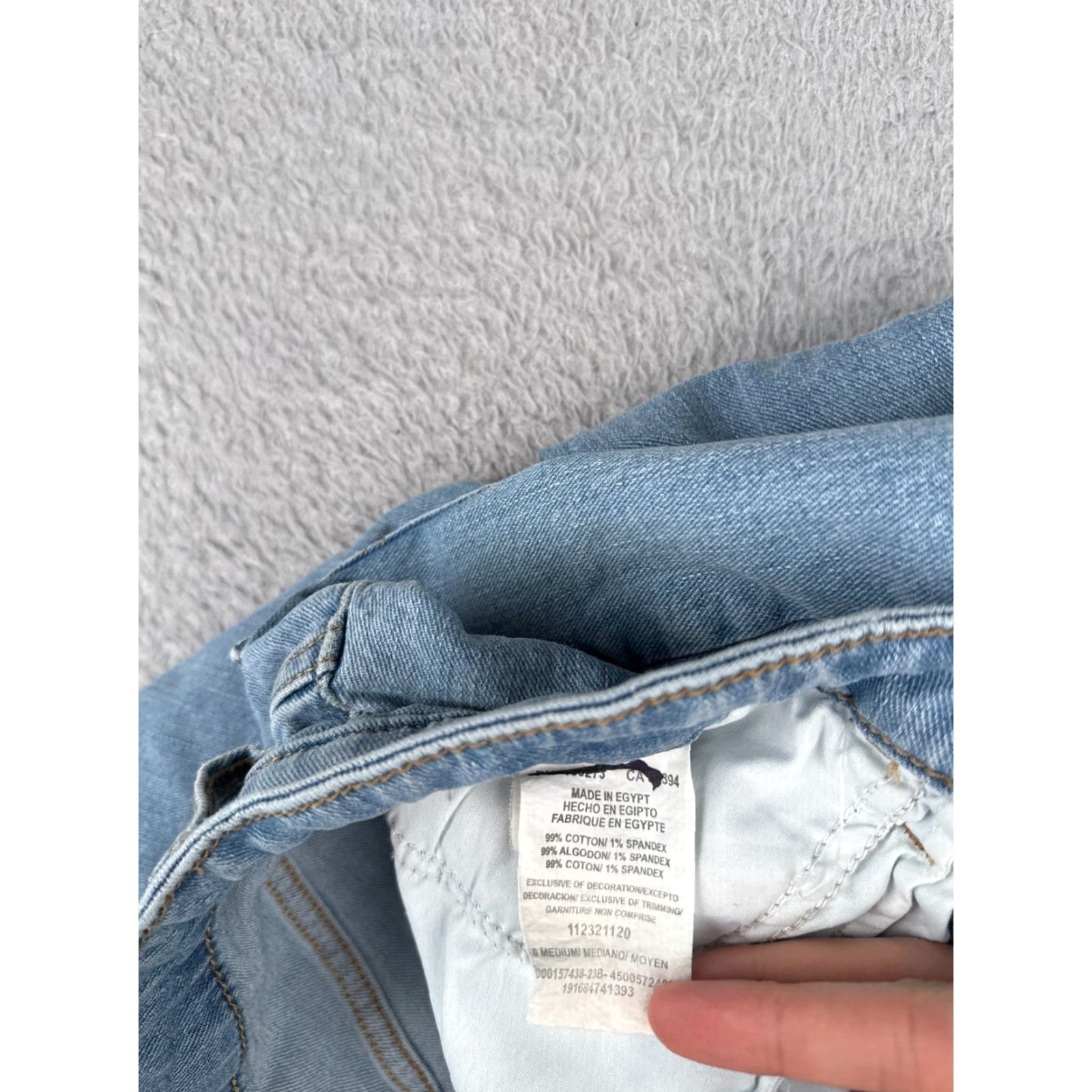Lee VINTAGE Lee Women's Jeans 27 Blue Denim Straight Leg High Rise 27x29 Cowboy Southwestern Style Size 27" / US 4 / IT 40 - 7 Thumbnail