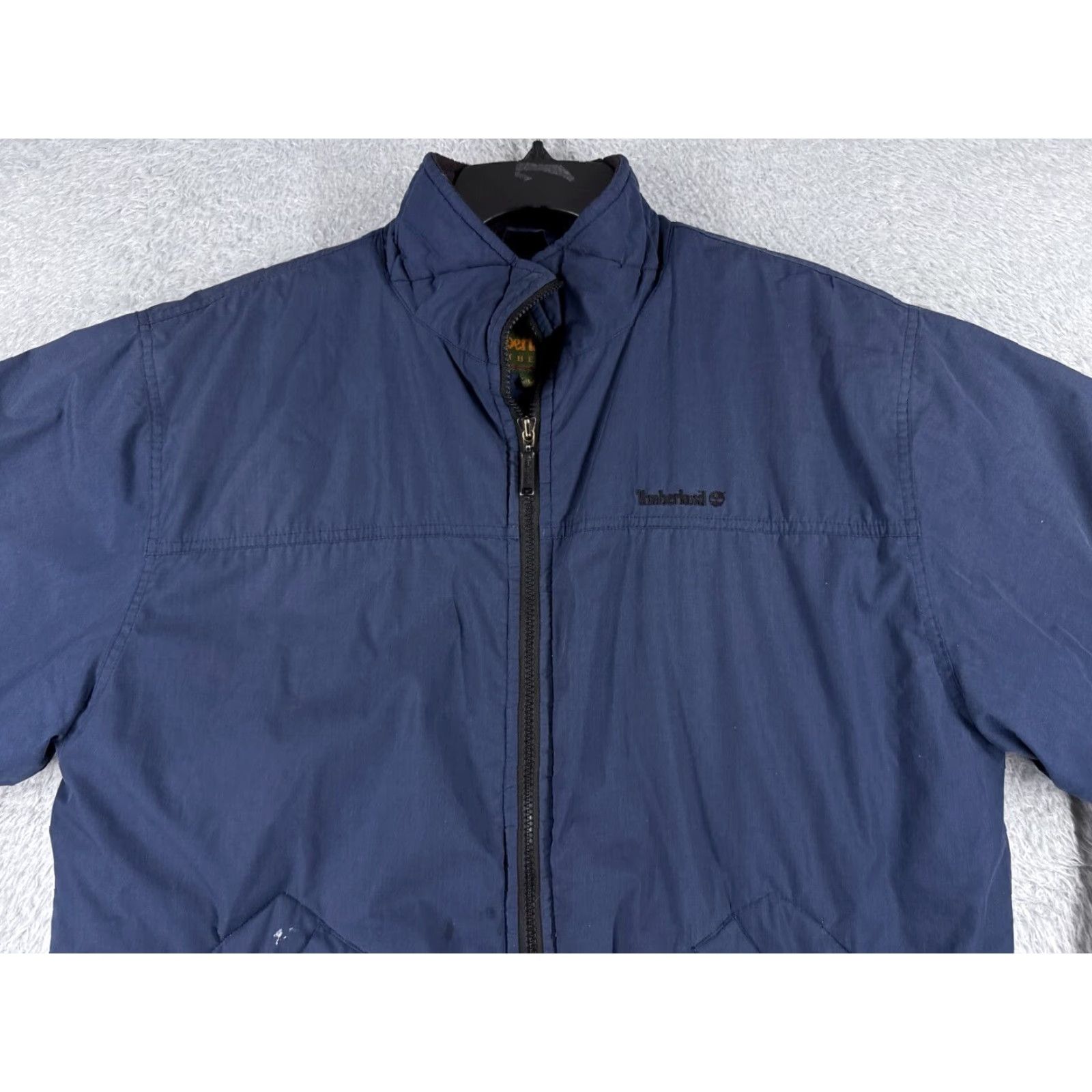 Timberland Timberland Jacket Mens Medium Blue Weathergear Full Zip Fleece Lined READ ME Size US M / EU 48-50 / 2 - 4 Thumbnail
