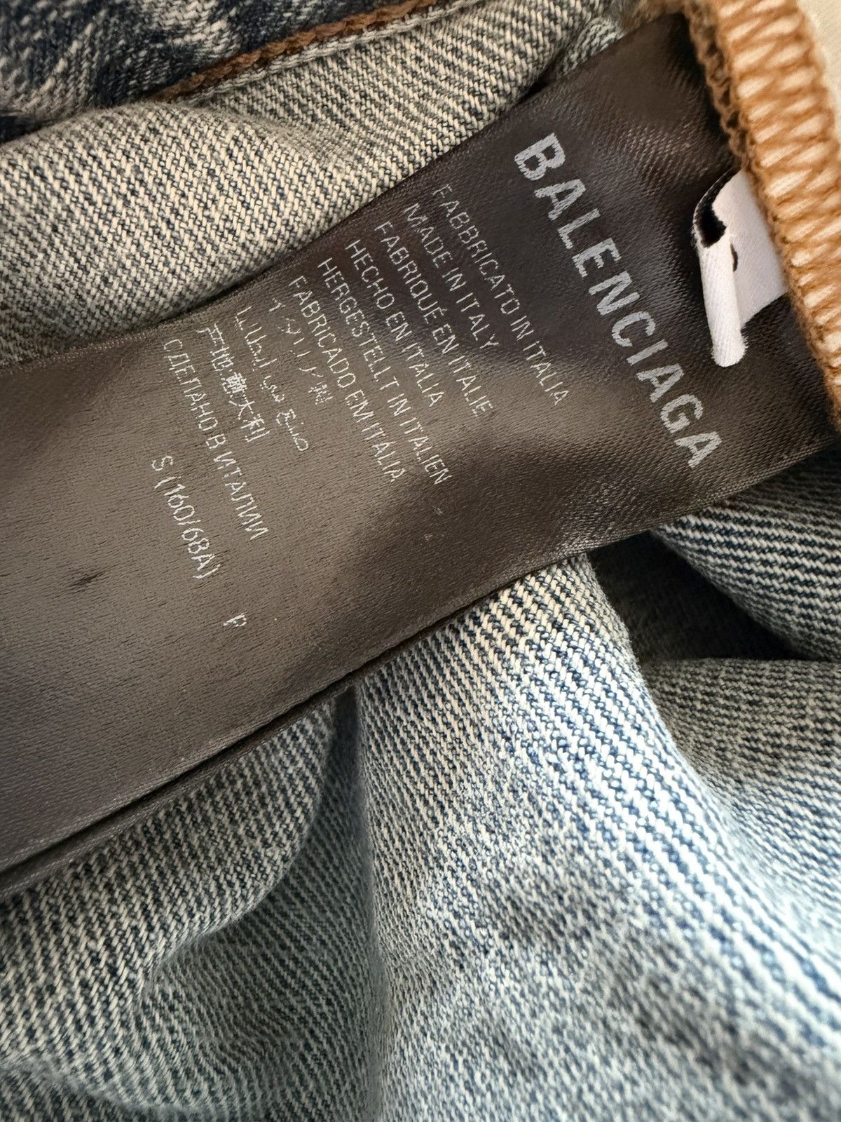 Balenciaga SS25 BALENCIAGA BAGGY DENIM INDIGO RINGS JEANS Size US 30 / EU 46 - 7 Thumbnail