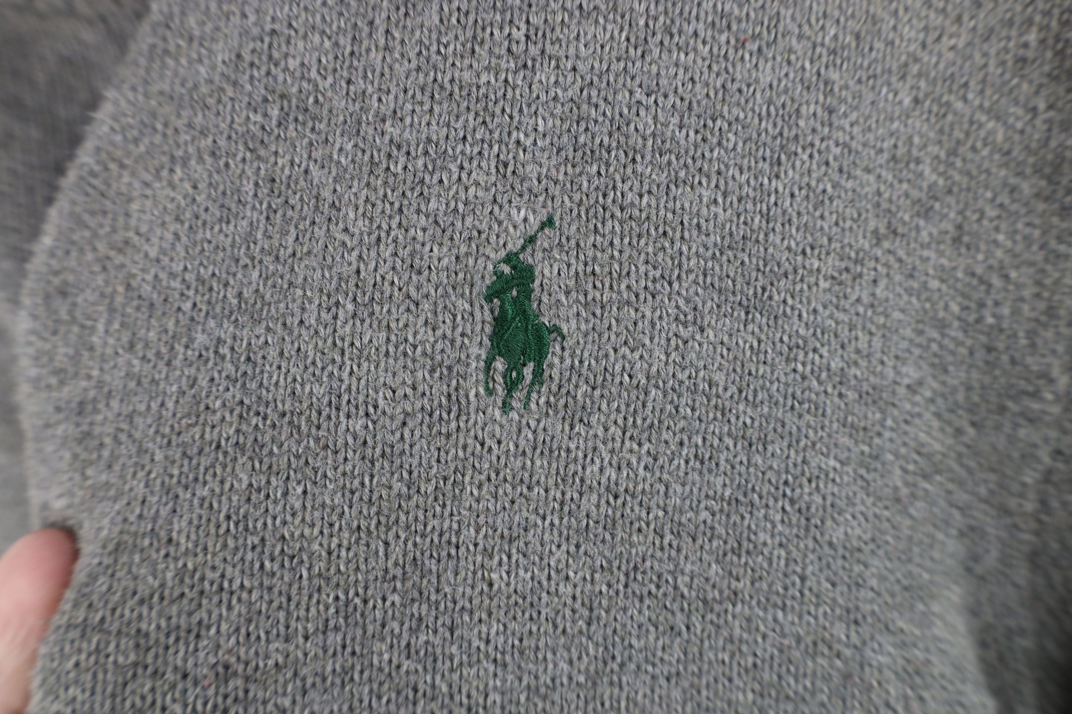 Ralph Lauren Vintage Ralph Lauren Ribbed Knit Half Zip Pullover Sweater Size US XL / EU 56 / 4 - 4 Thumbnail