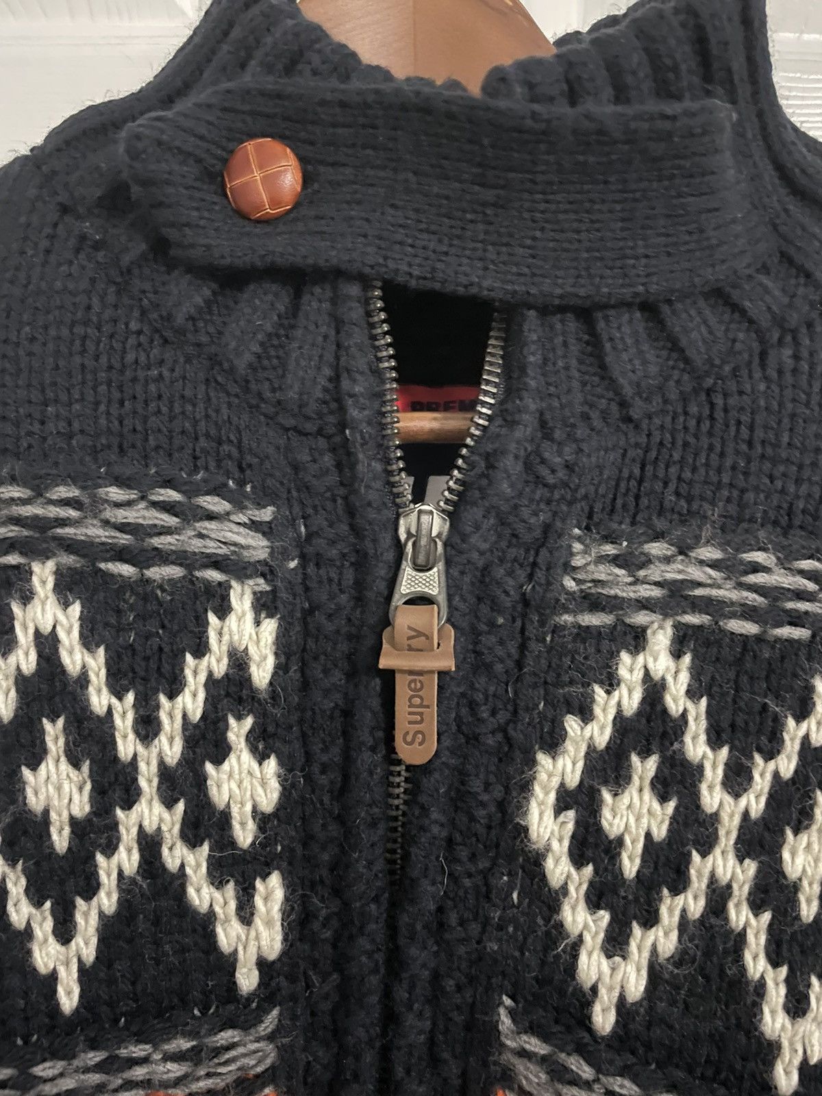 Superdry Superdry heavy knitted zipper jacket Size US L / EU 52-54 / 3 - 3 Thumbnail