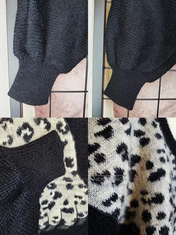Dior Dior Black Wool Blend Cartoon Sweater for Women . Size M / US 6-8 / IT 42-44 - 8 Thumbnail