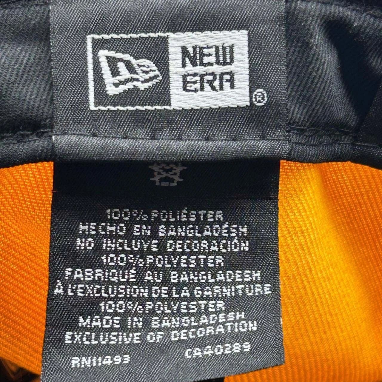 New Era San Francisco Giants Hat Men 7 1/2 Yellow Blue MLB Fitted Size ONE SIZE - 4 Thumbnail