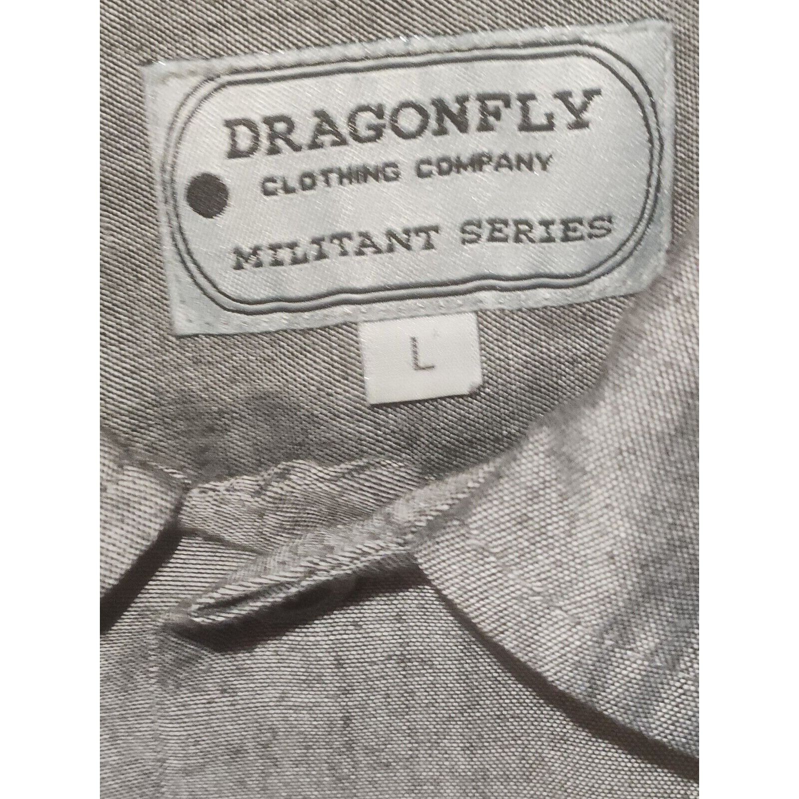 Dragonfly Dragonfly Shirt Mens L Authentic Nikki Sixx Militant Series Size US L / EU 52-54 / 3 - 7 Thumbnail