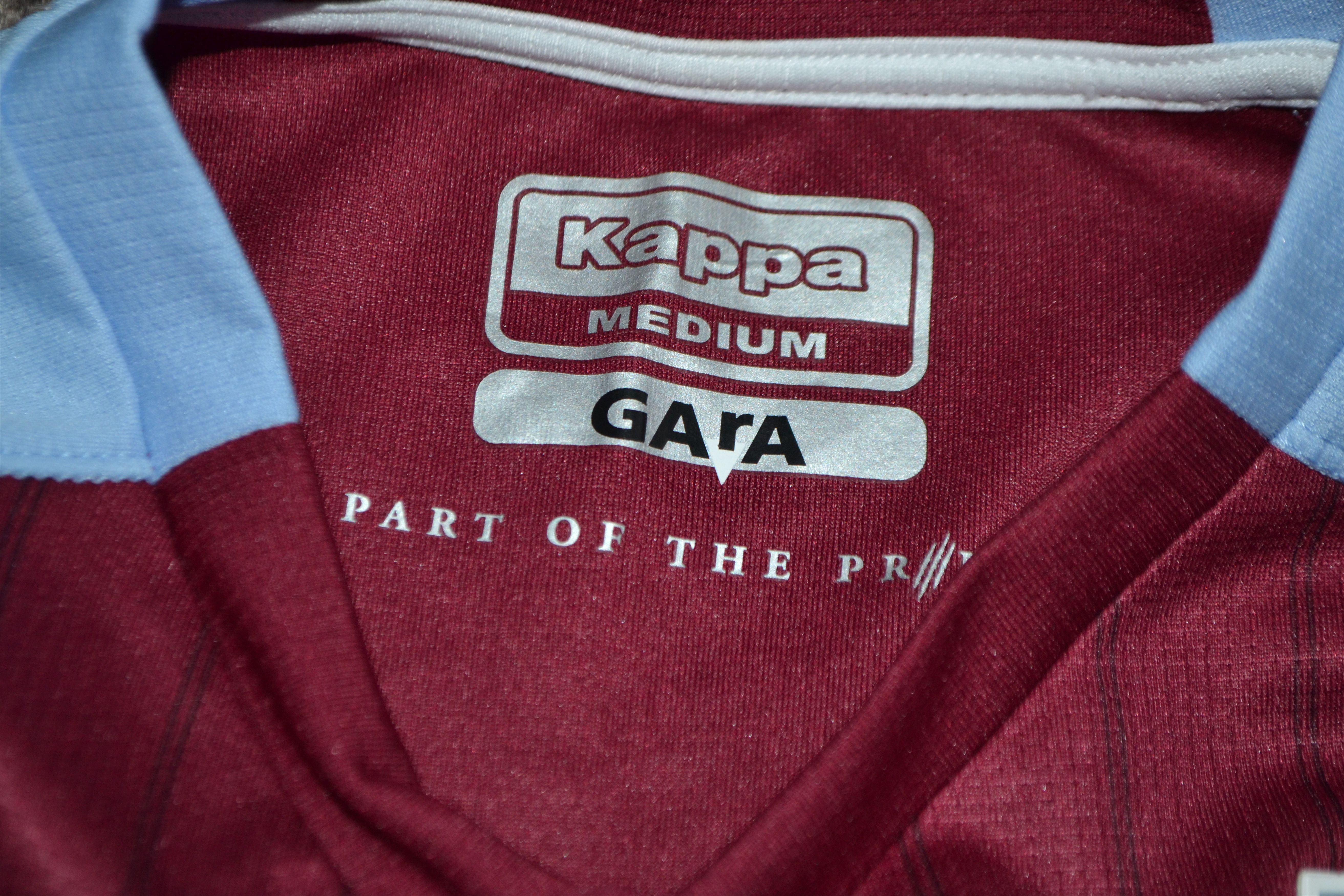Kappa Aston Villa AUTHENTIC 2021 2022 Home Kit Shirt Soccer Jersey Size M / US 6-8 / IT 42-44 - 3 Thumbnail