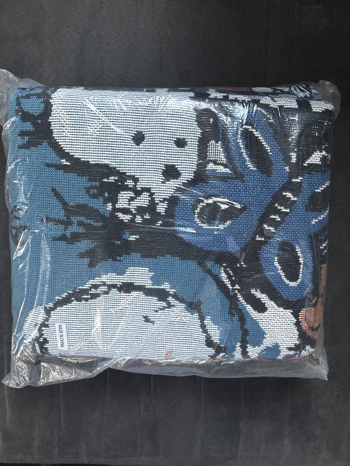 Kodone Kodone All Over Blue Collage Blanket Size ONE SIZE - 2 Thumbnail