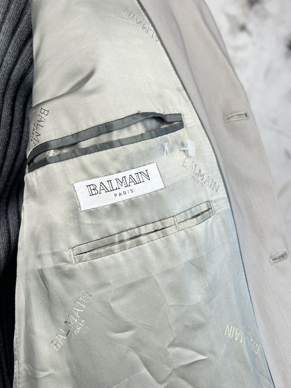 Balmain Vintage Balmain Paris Blazer Suit Jacket Size L - XL Size 40R - 8 Thumbnail