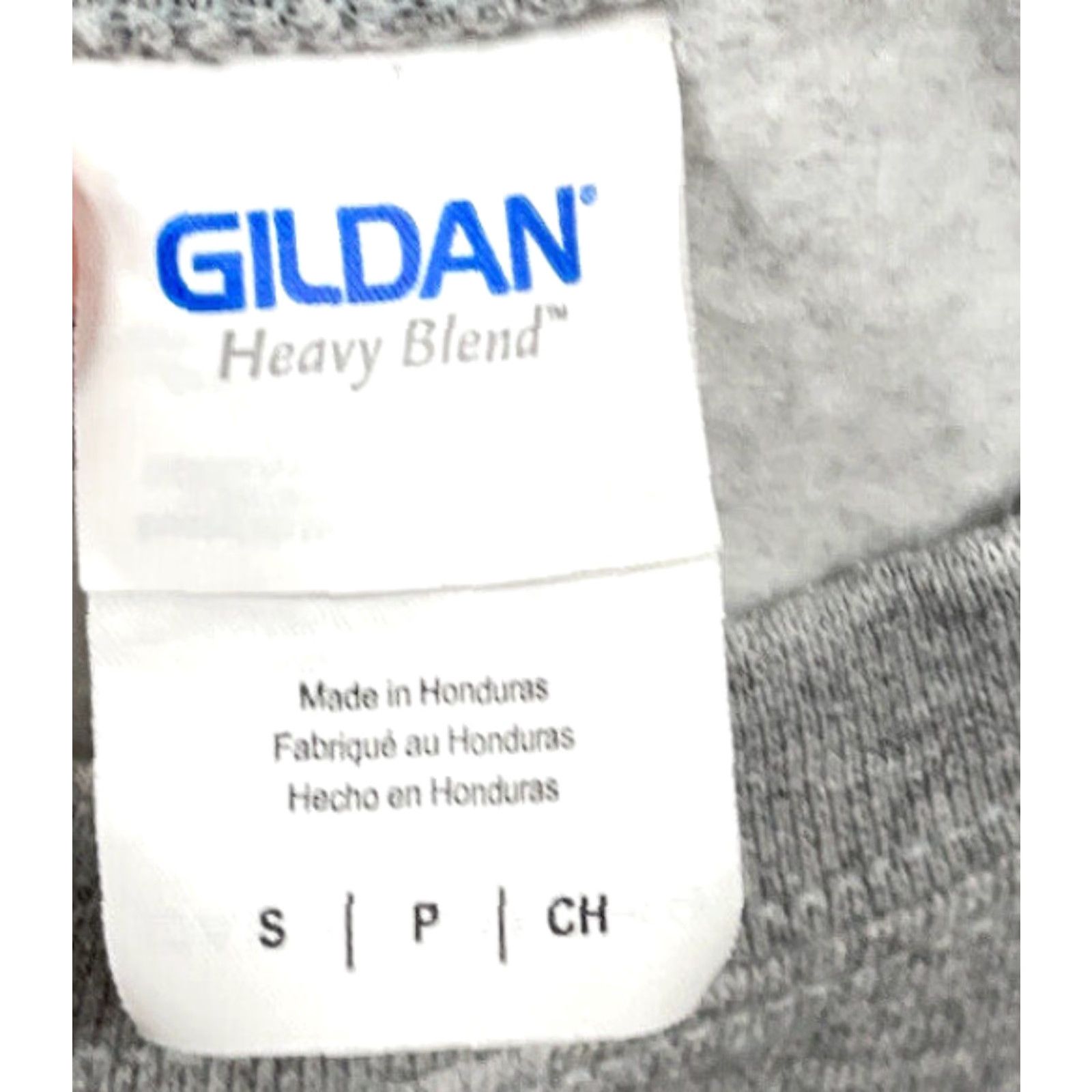 Gildan Billie Eilish Gray Repeating Name Print Pullover Sweatshirt Adults Small Eyes Shirt Size US S / EU 44-46 / 1 - 4 Thumbnail