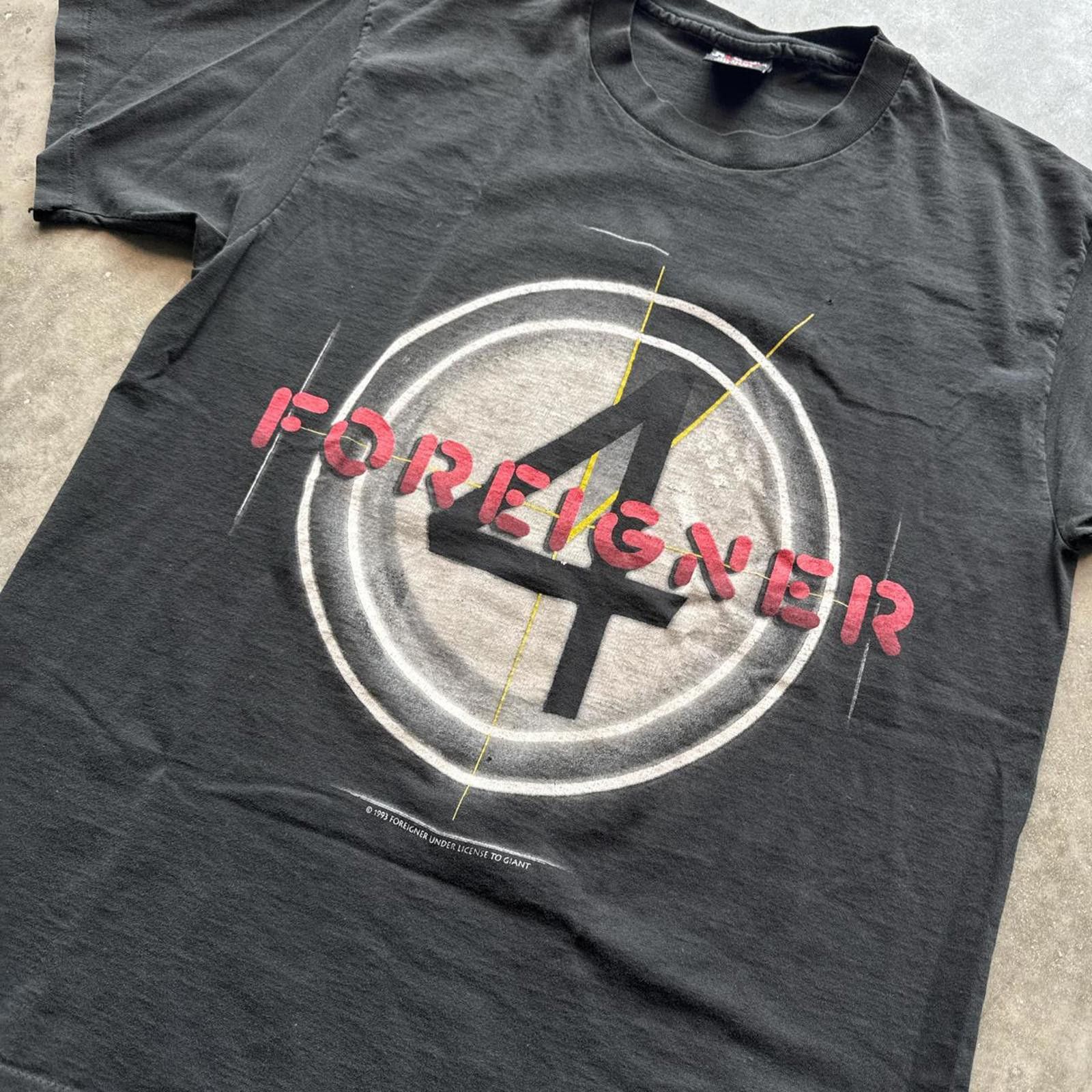 Other Foreigner Four 4Ever 1993 Rock Band Tour Giant T-Shirt Size US XL / EU 56 / 4 - 3 Thumbnail