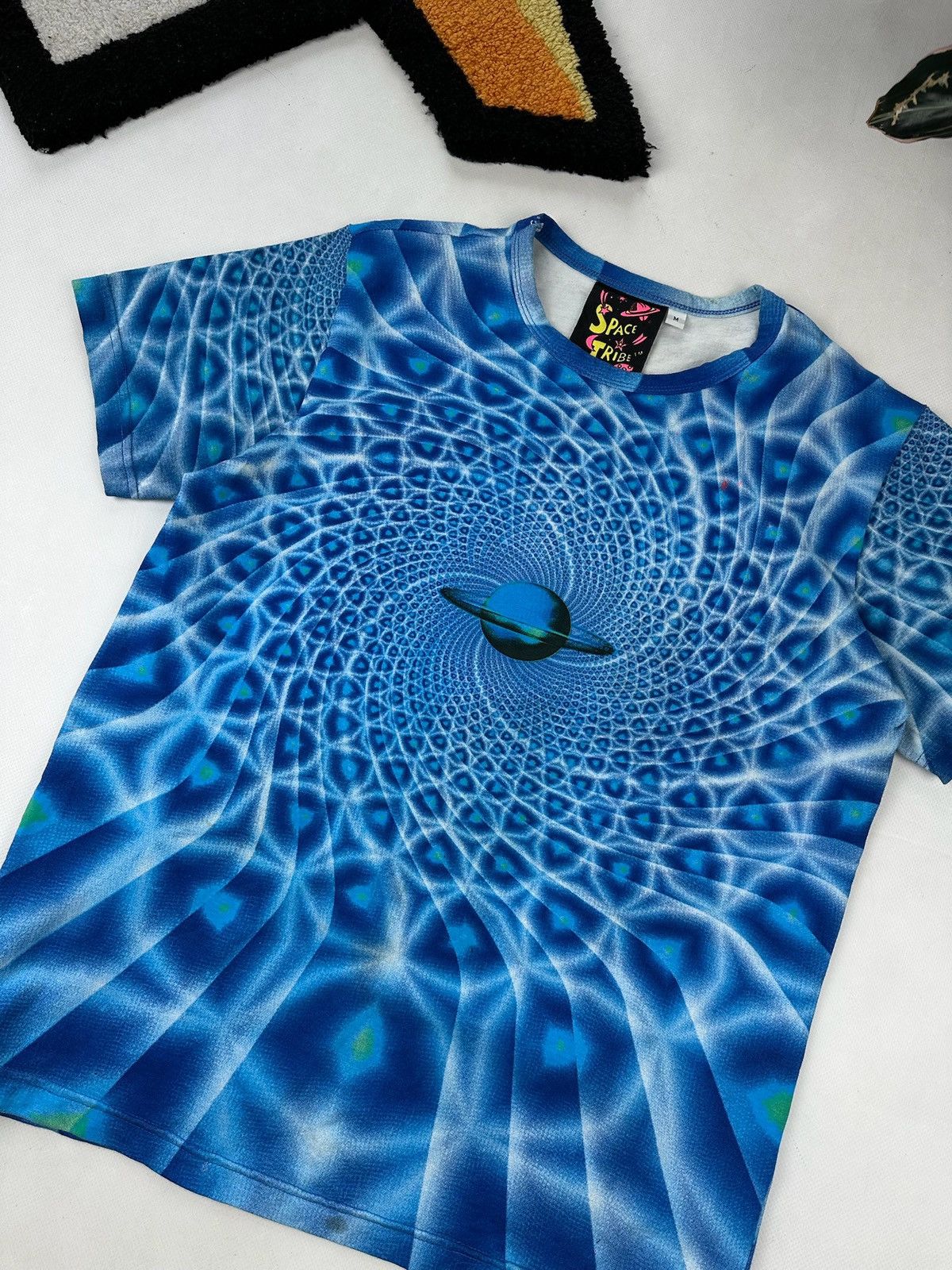 Vintage Vintage Acid T-shirt fractal tie dye Psychedelic lsd tee Size US S / EU 44-46 / 1 - 5 Thumbnail
