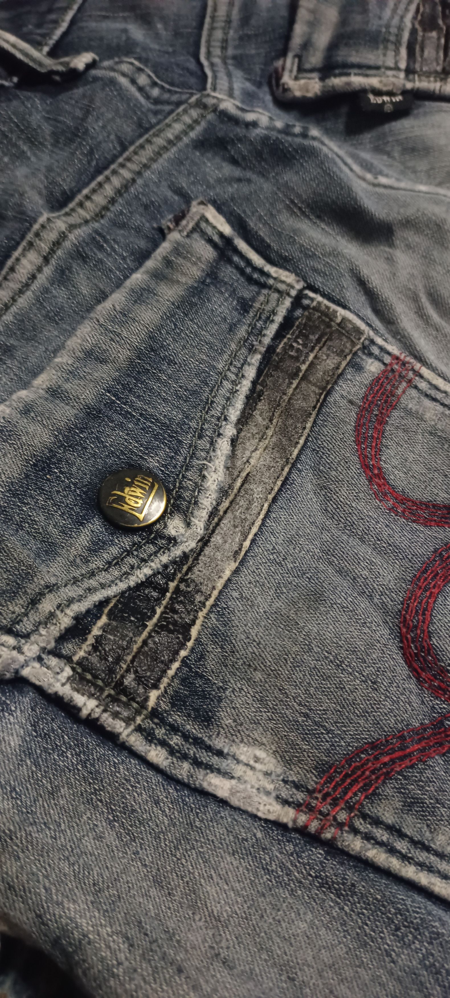 Edwin × Vintage Edwin Wild Fire Jeans Denim Pants Nice Design Size US 30 / EU 46 - 7 Thumbnail