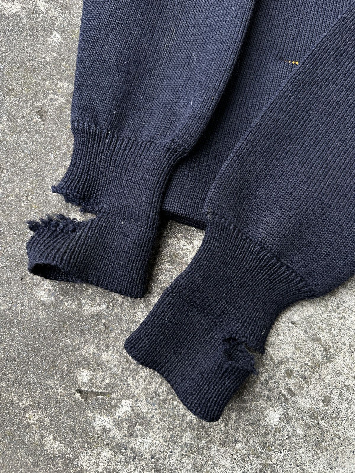 Vintage 50s Numbered 58 letterman navy tiger football Cardigan Size US M / EU 48-50 / 2 - 7 Thumbnail