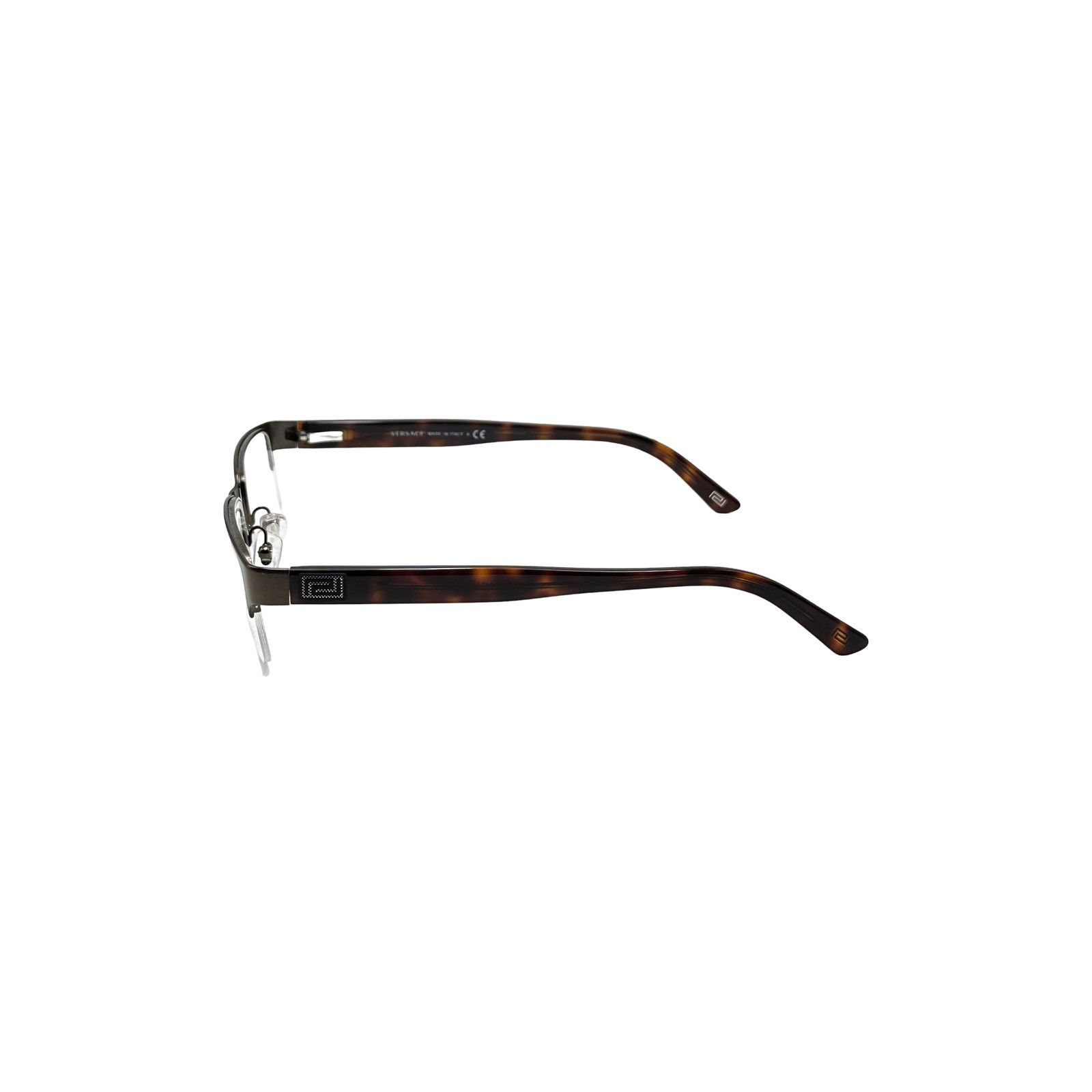 Versace Versace Rectangle Eyewear Eyeglass Frames Tortoise VE1184 Size ONE SIZE - 3 Thumbnail