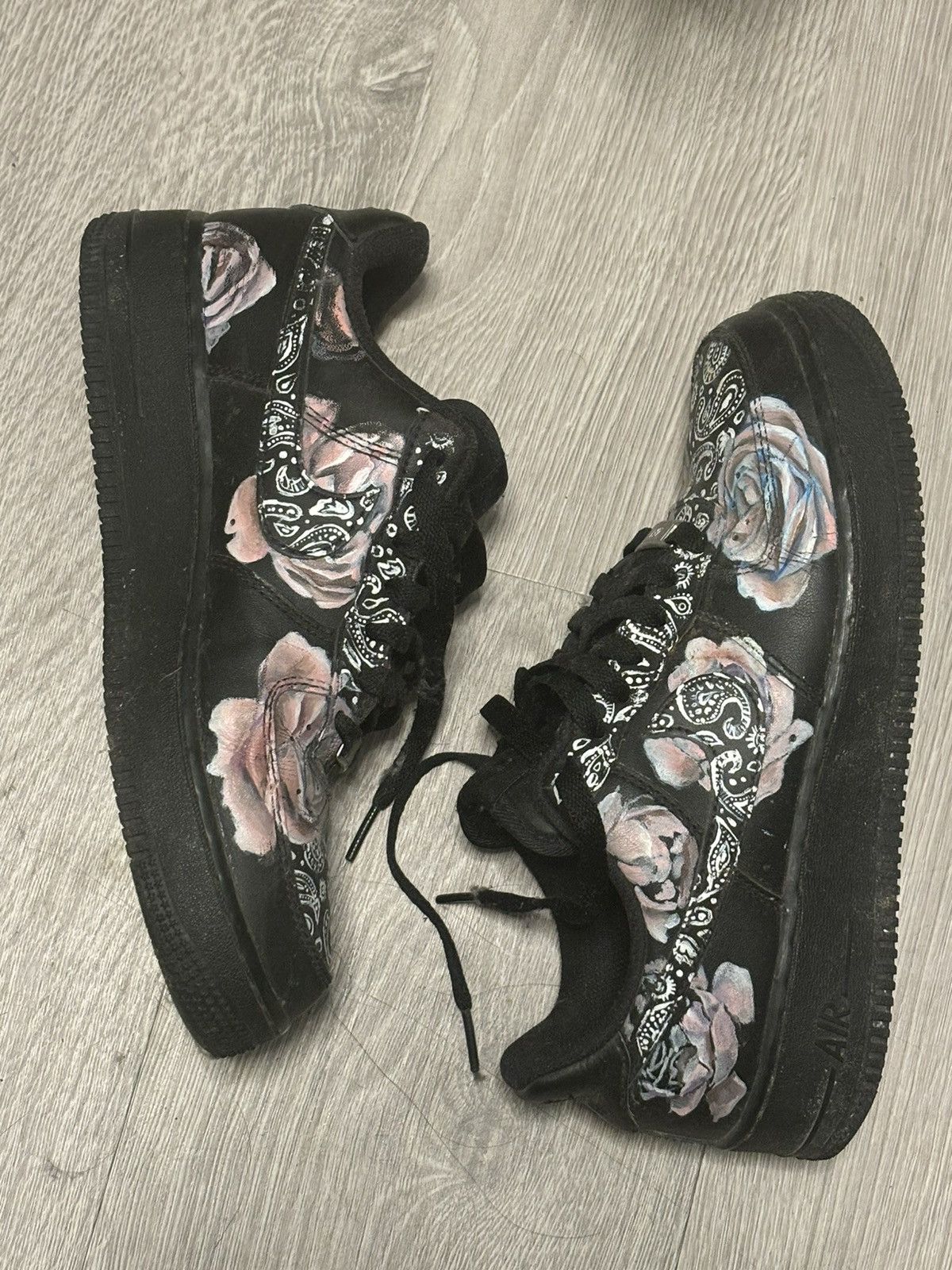 Nike custom painted air force 1 Size US 8 / IT 38 - 1 Thumbnail