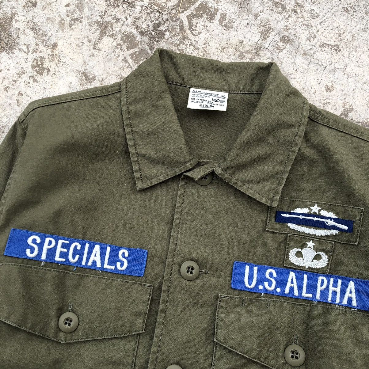Alpha Industries ALPHA INDUSTRIES Rare Patches Design Button Jacket Size US M / EU 48-50 / 2 - 5 Thumbnail
