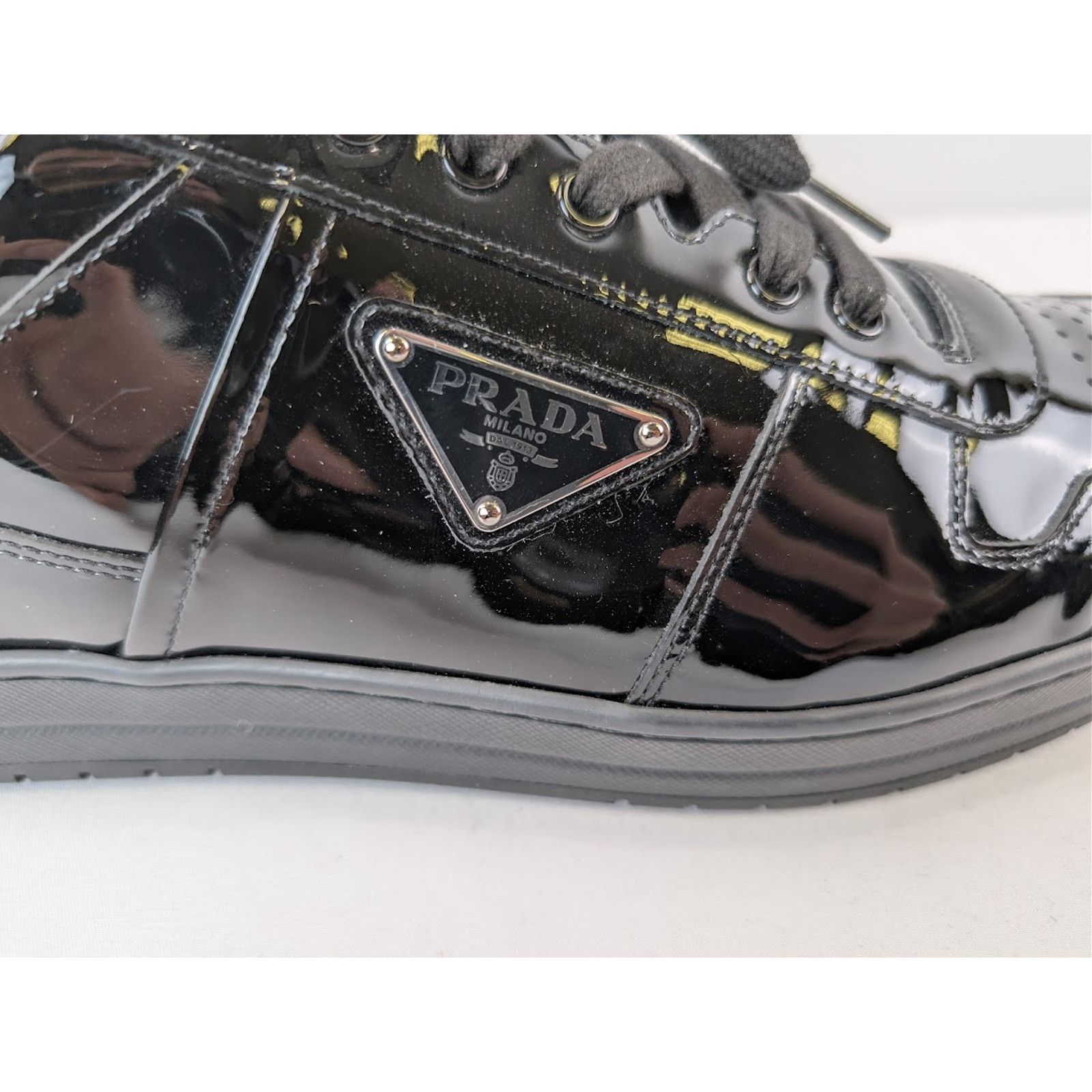 Prada o1rshd1 Calzature Uomo Low-Top Sneakers in Nero Size US 9 / EU 42 - 5 Thumbnail
