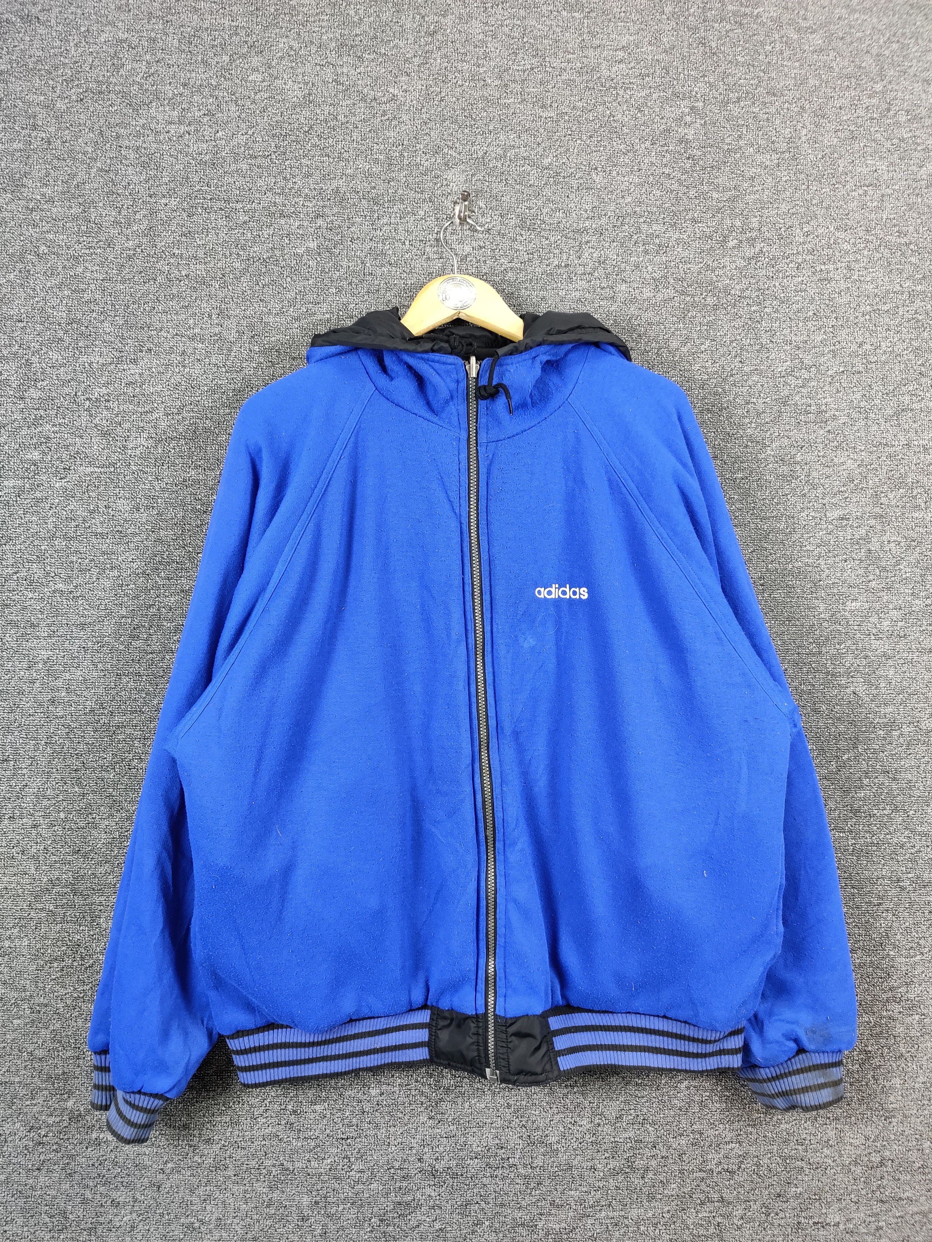 Adidas Vintage Adidas Trefoil Reversible Embroidery Jacket Size US XL / EU 56 / 4 - 6 Thumbnail