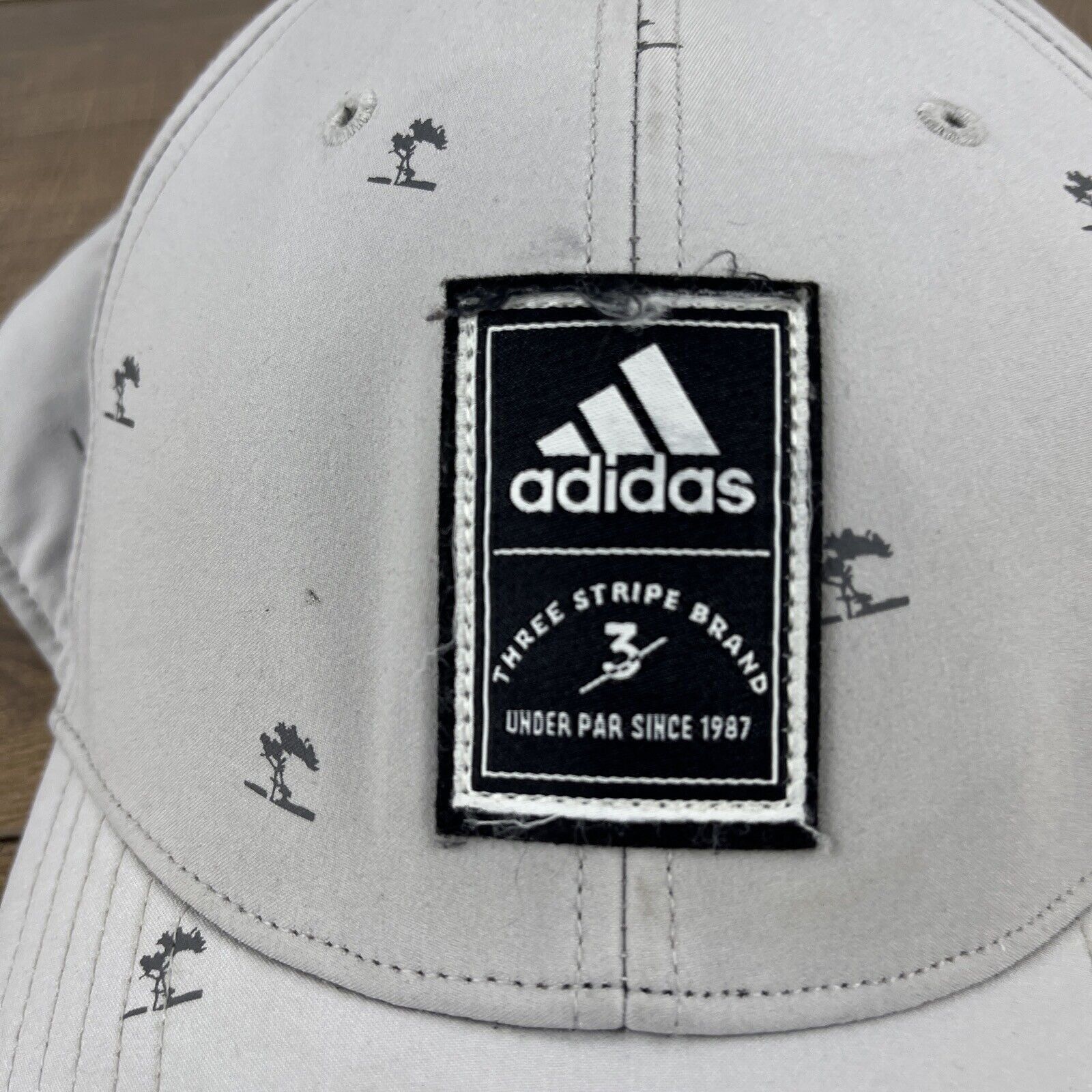 Adidas Adidas Hat Adidas Three Stripe Brand Gray Hat Adjustable Adu Size ONE SIZE - 7 Thumbnail