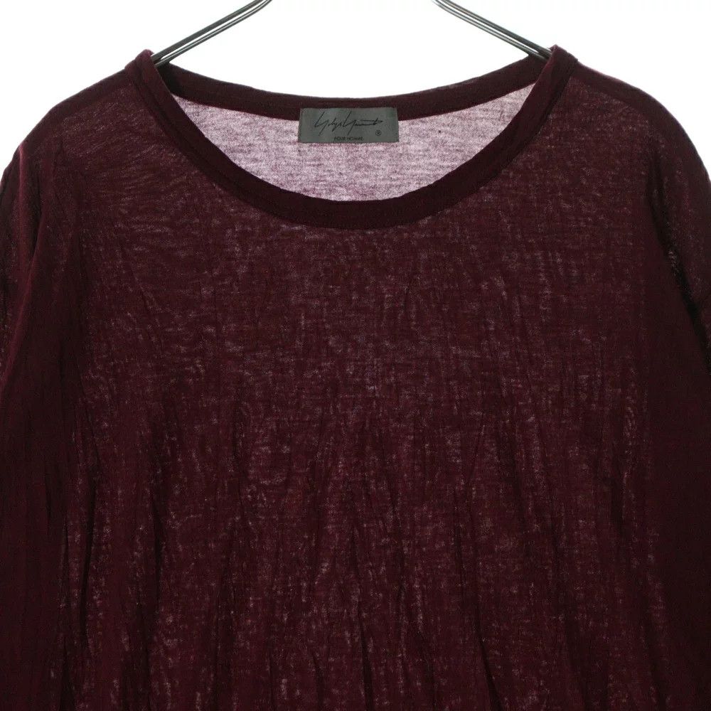 Yohji Yamamoto Yohji Yamamoto POUR HOMME // 22SS Crew Neck T-Shirt Size US L / EU 52-54 / 3 - 3 Thumbnail