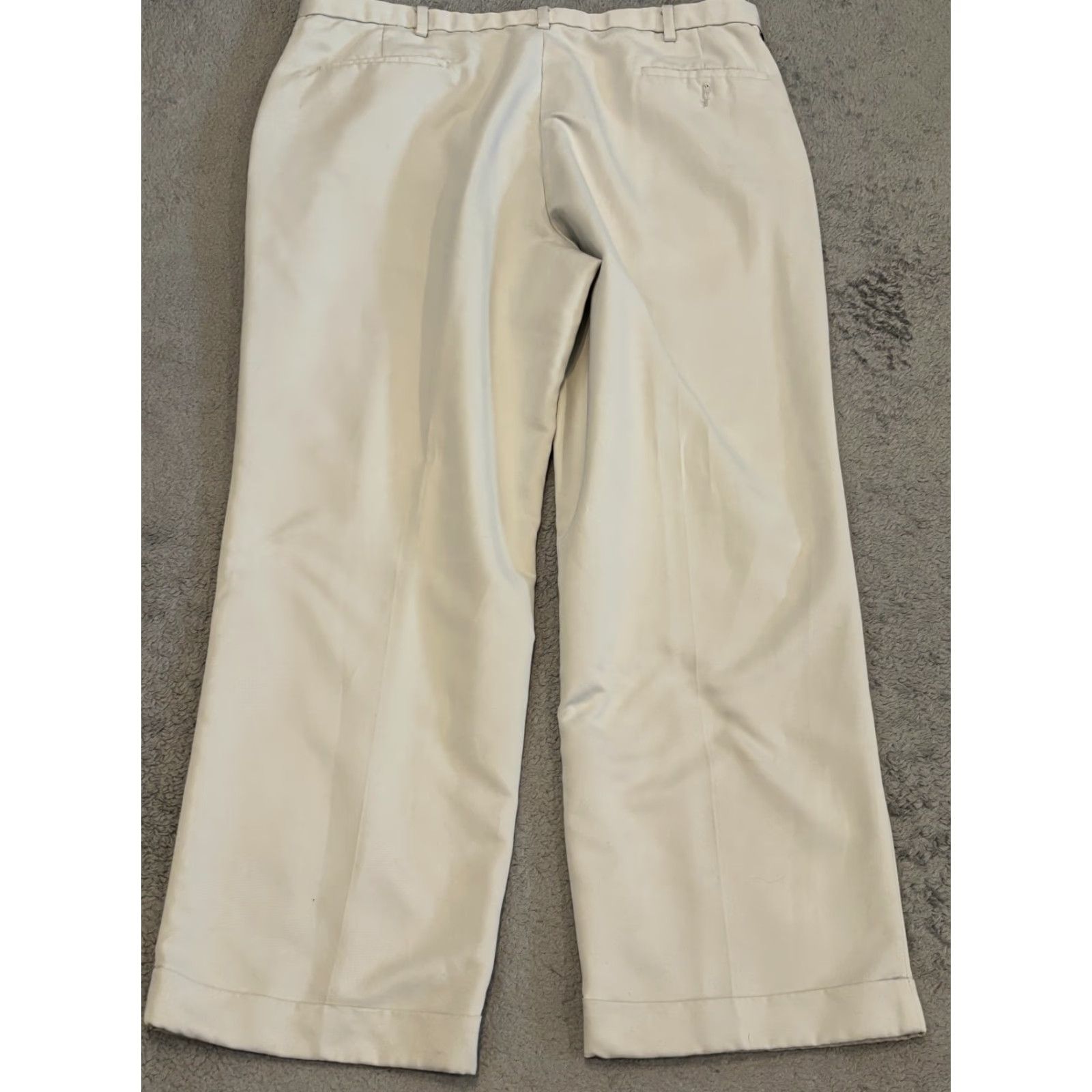 Dockers DOCKERS Golf Pants Mens 38X30 Beige Khaki Pleated Cuffed Straight Leg Casual Size US 38 / EU 54 - 8 Thumbnail