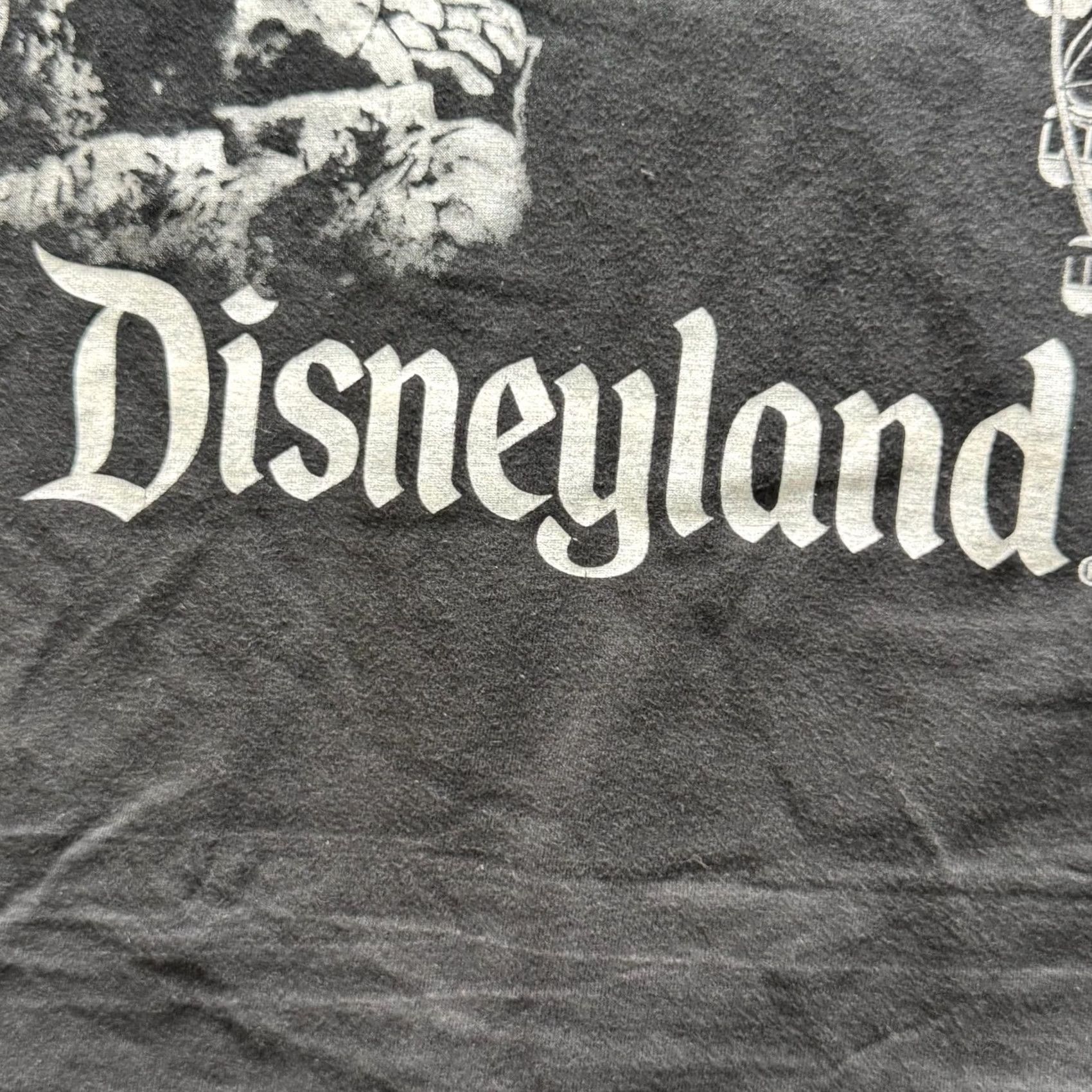 Vintage Disneyland Shirt Mens M Black Castle Mickey Graphic Tee Crewneck Cotton Tagless Size US M / EU 48-50 / 2 - 3 Thumbnail