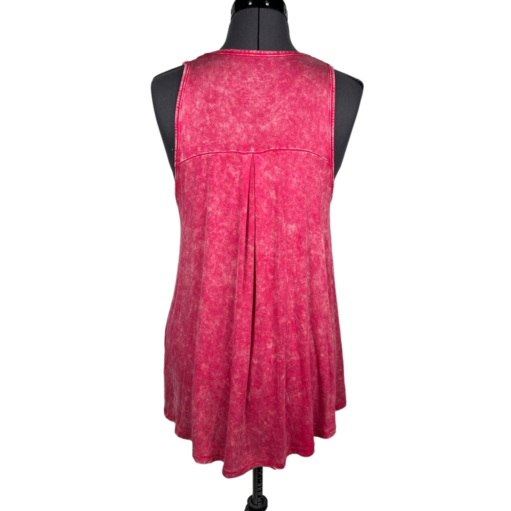 Other Southern Shirt Women's Salt Washed Flowy Tank Fruit Punch Si Size S / US 4 / IT 40 - 3 Thumbnail