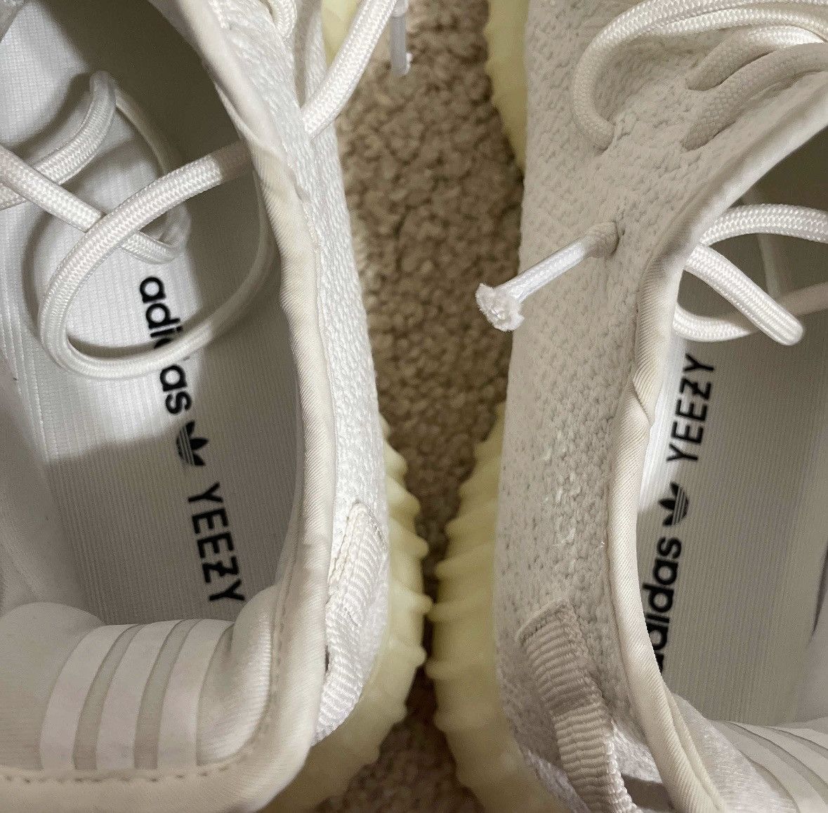 Adidas Yeezy 350v2 Cream Size US 9.5 / EU 42-43 - 7 Thumbnail