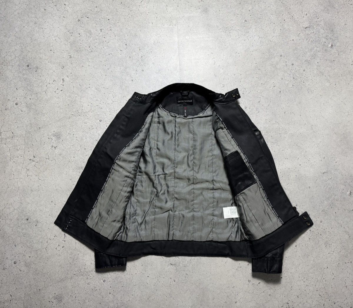 Emporio Armani Emporio Armani Leather Bomber Jacket Size S Size US S / EU 44-46 / 1 - 6 Thumbnail