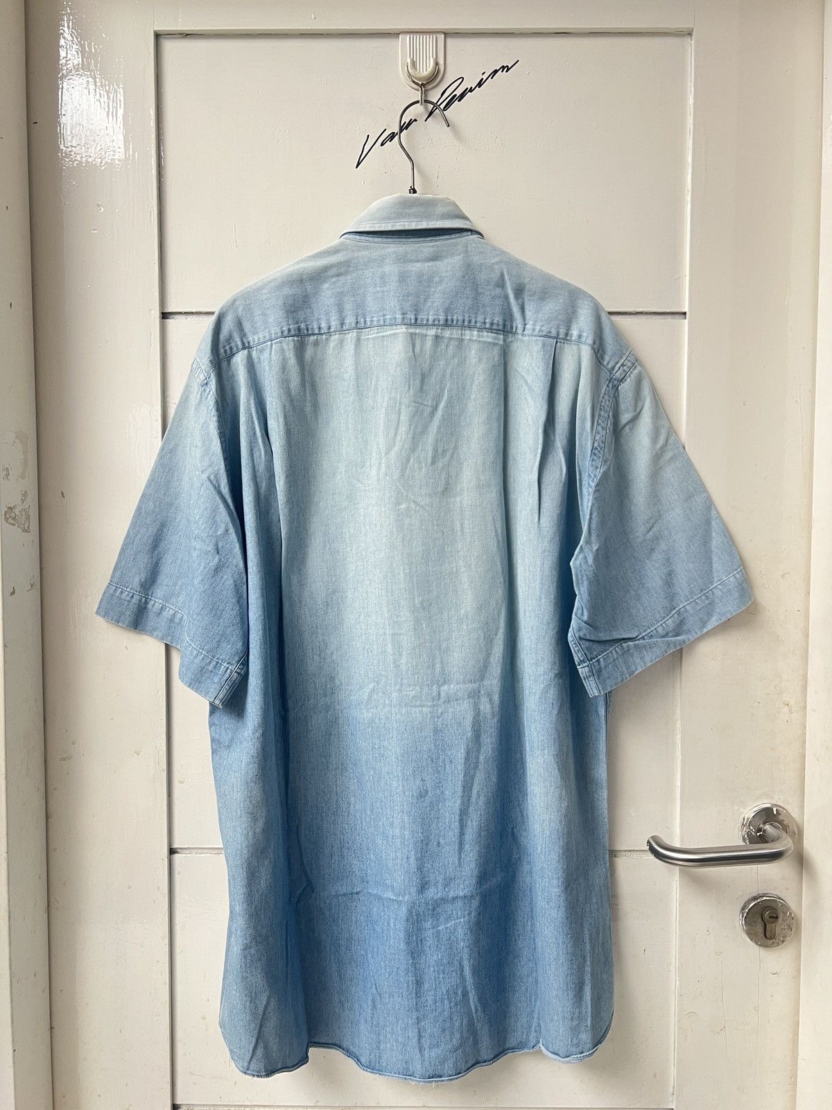 Christian Dior Monsieur Christian Dior Boutique Paris Hedi Slimane Denim Shirt Size US L / EU 52-54 / 3 - 7 Thumbnail