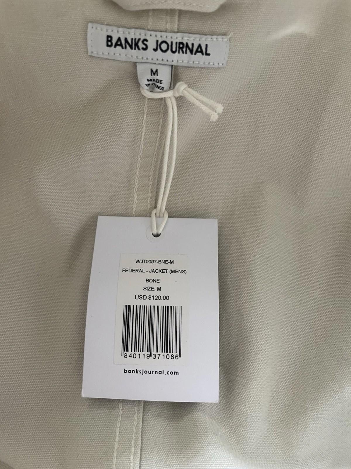 Banks Journal NWT Banks Journal Jacket in Bone M Light Jacket White Size US M / EU 48-50 / 2 - 3 Thumbnail