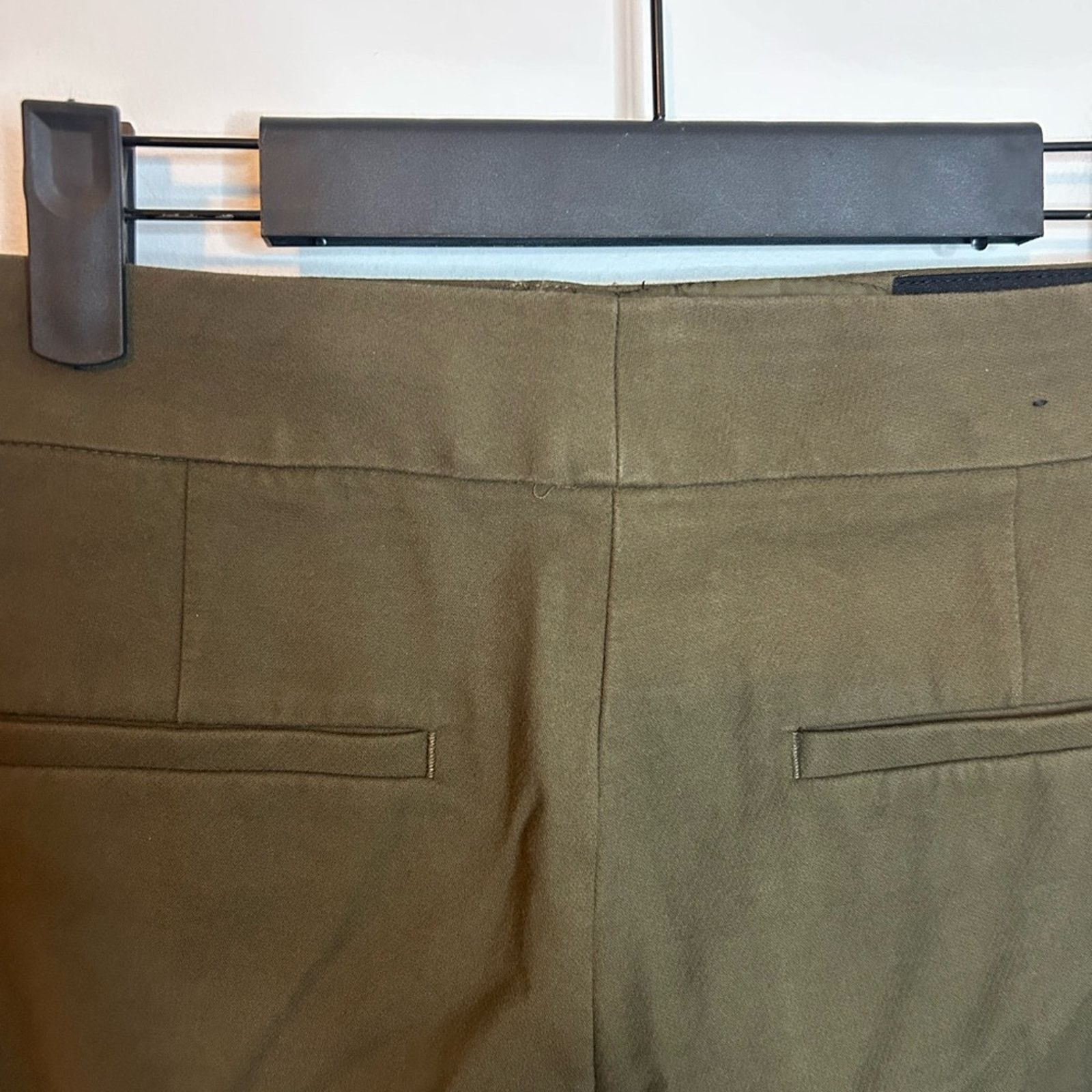 Ann Taylor Ann Taylor Olive Green Devin Fit Ankle Trousers Size 32" / US 10 / IT 46 - 5 Thumbnail