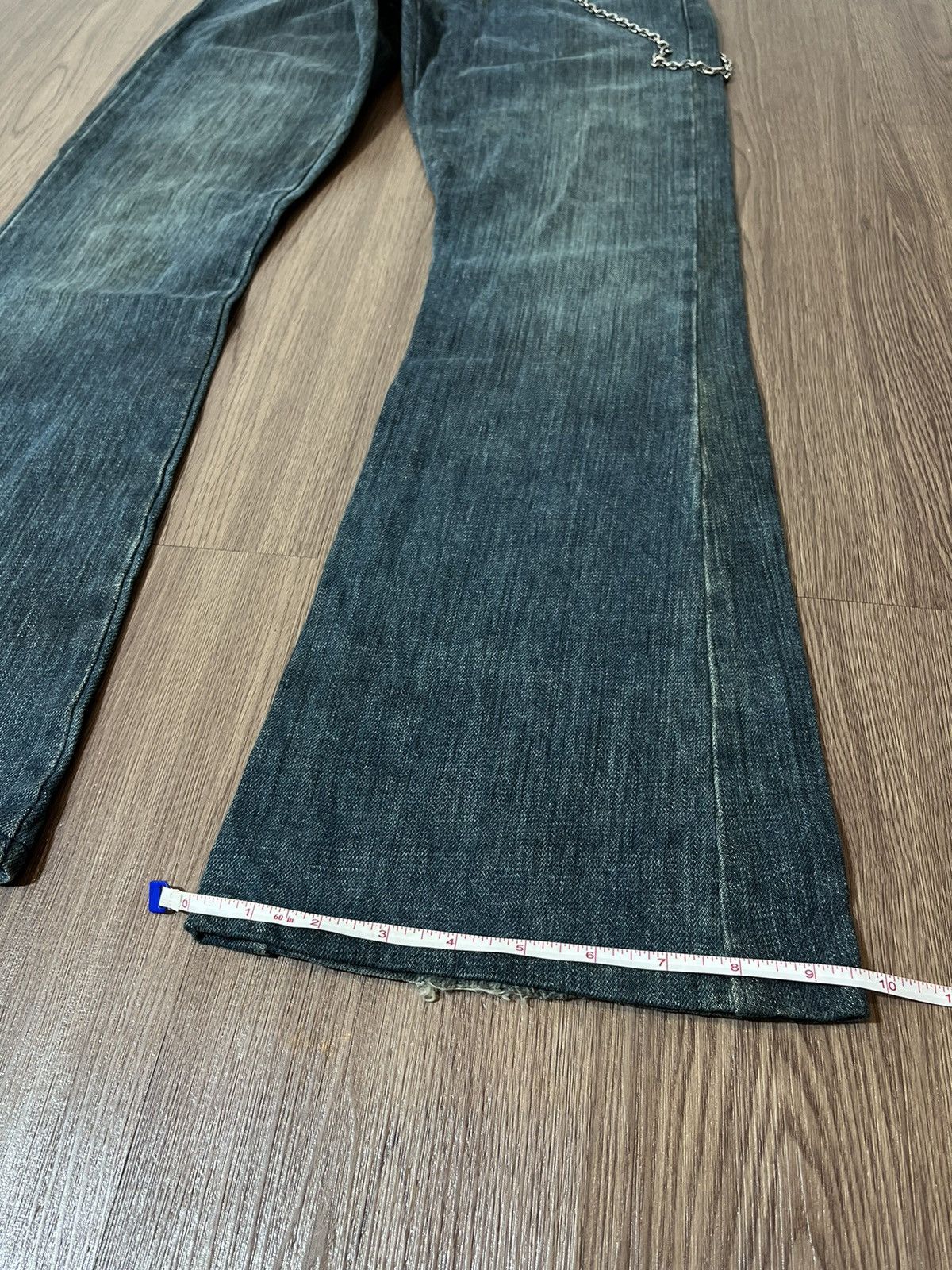 Morgan Homme Morgan Homme rusty washed flare denim Size US 31 - 20 Thumbnail