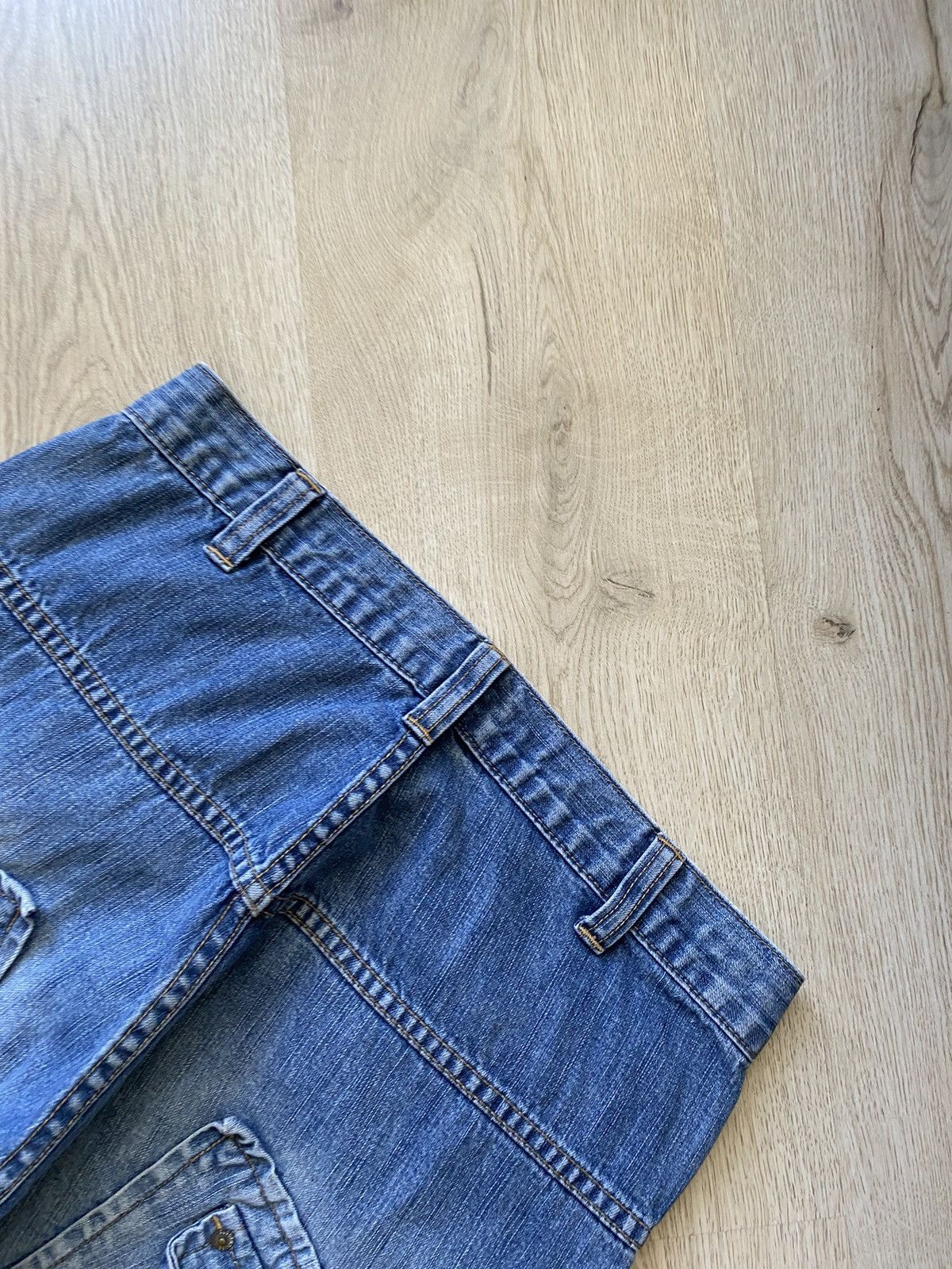 Hysteric Glamour × If Six Was Nine × Vintage Vintage Cargo Jeans Distressed Faded Baggy Japanese hype Y2K Size US 31 - 9 Thumbnail