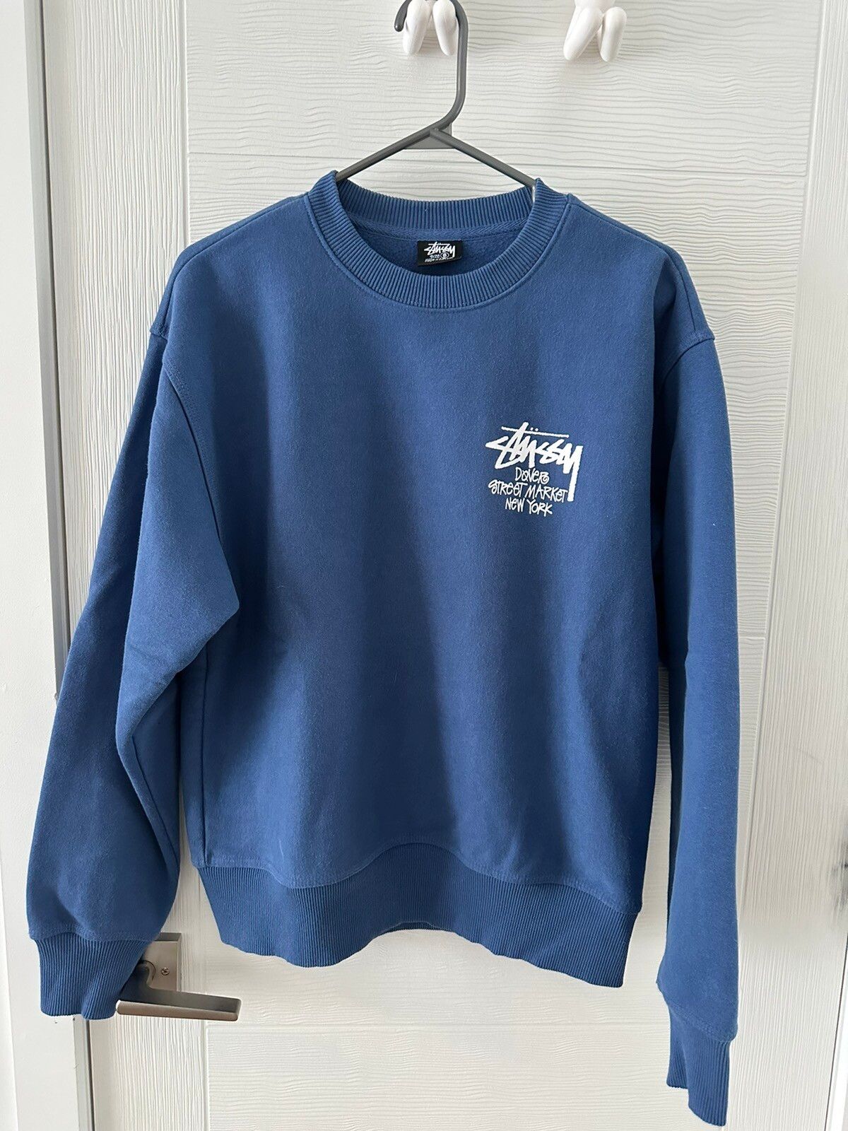 Stussy Stussy Dover Street Market Crewneck sweater blue | Grailed
