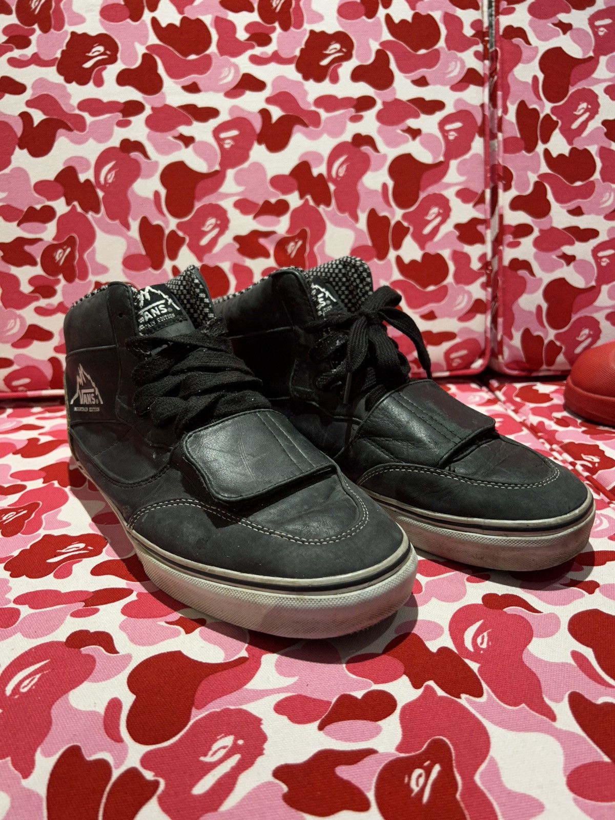 image of Supreme x Vans Mountain Edition Shoes in Black, Men's (Size 11.5)
