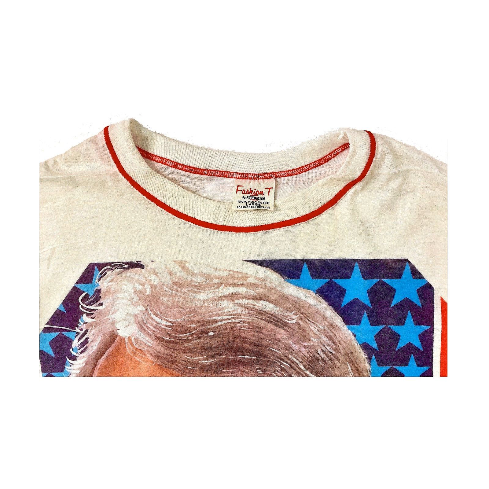 Vintage 70s Jimmy Carter Campaign Shirt | RARE 1976 Graphic Size US S / EU 44-46 / 1 - 4 Thumbnail