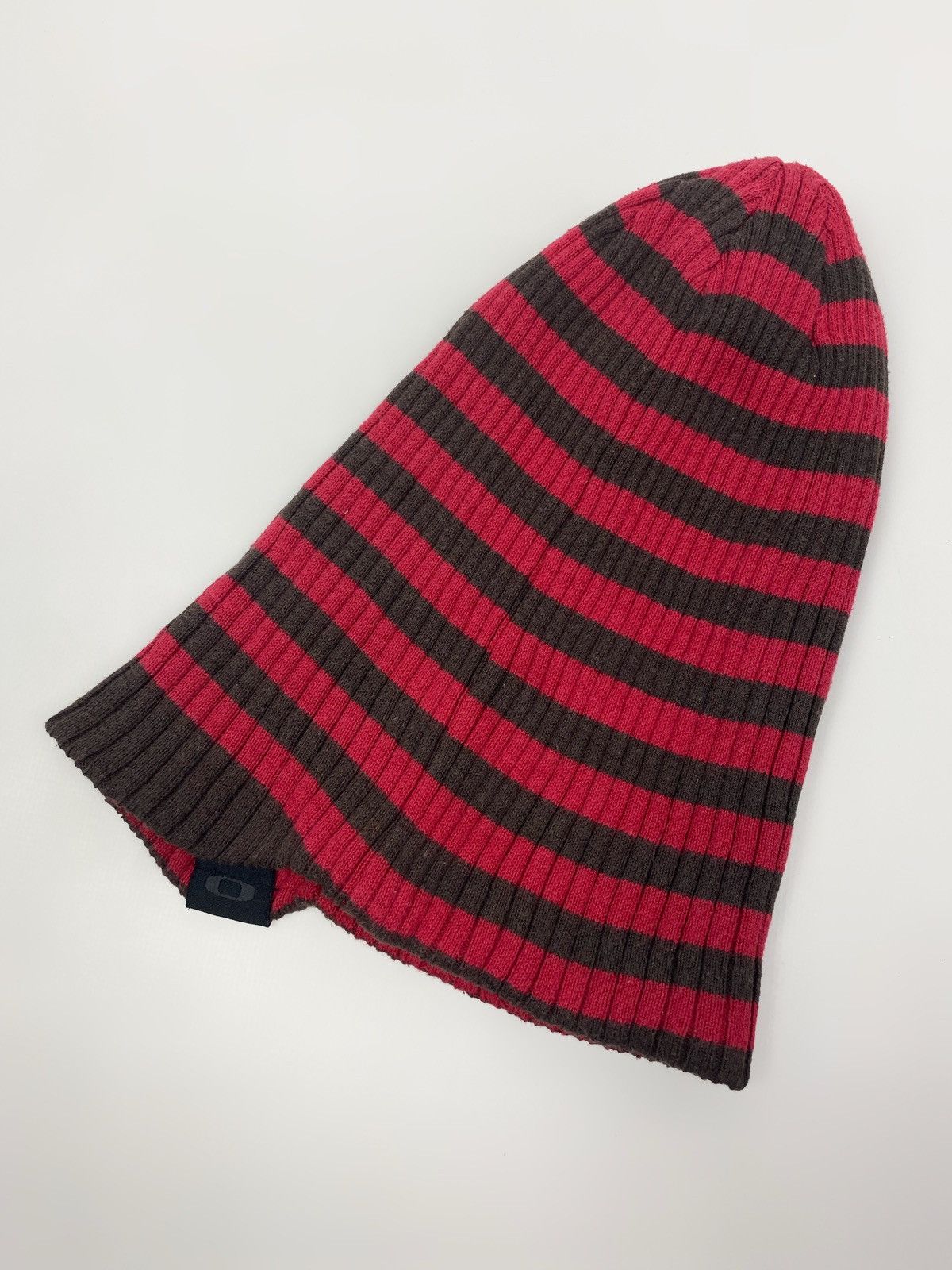Oakley 2000’s Vintage Oakley Striped Cotton Beanie Size ONE SIZE - 5 Thumbnail