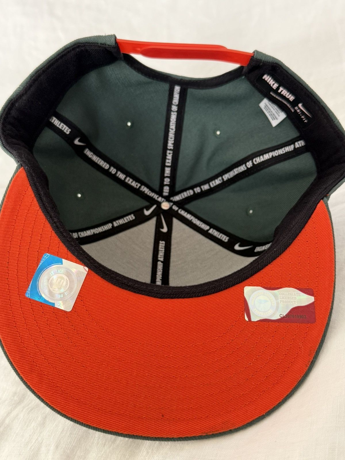 Nike Nike Miami Canes Hat (UMIAMI) Size ONE SIZE - 5 Thumbnail