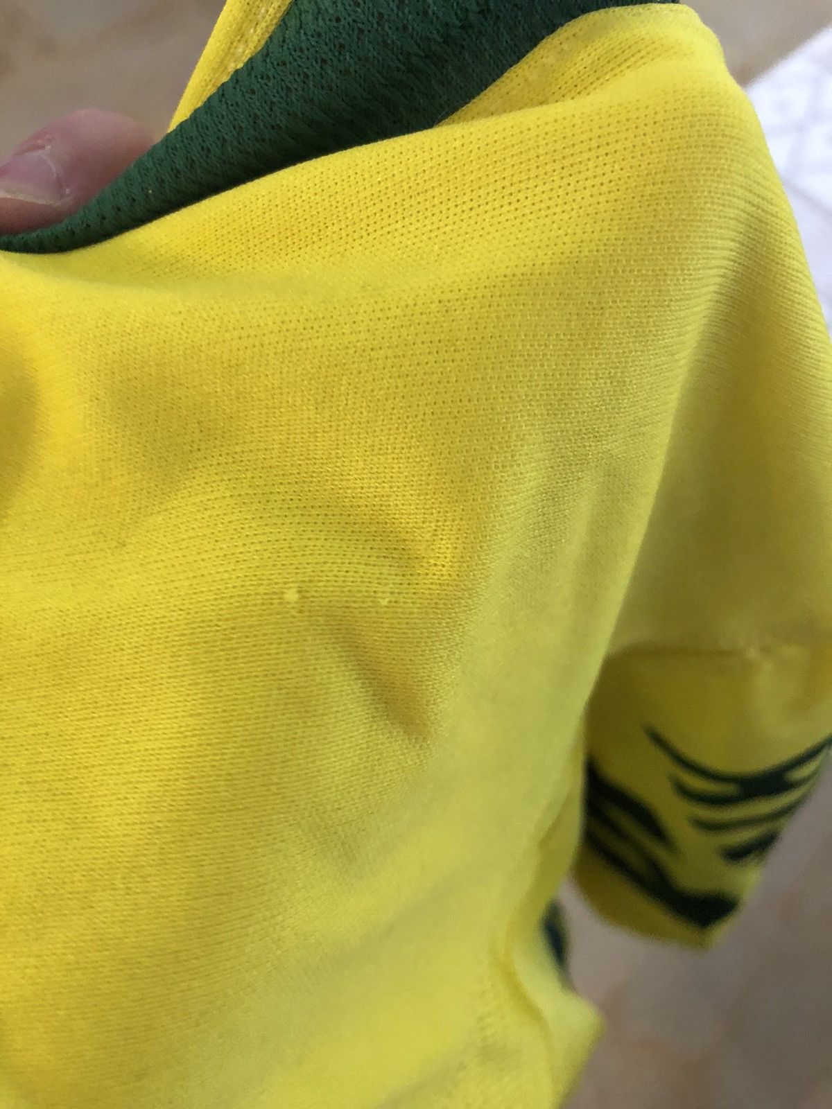 Vintage VINTAGE BRAZIL #10 RIVALDO BOOTLEG JERSEY Size US L / EU 52-54 / 3 - 7 Thumbnail