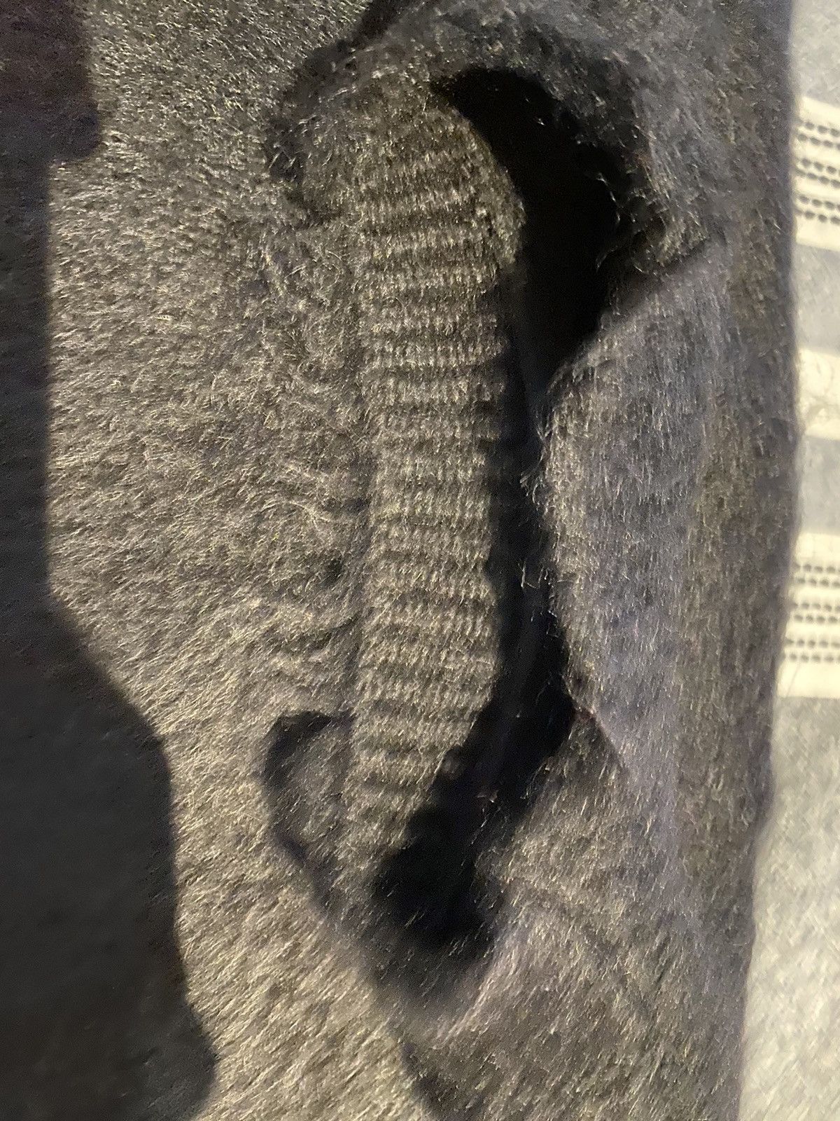 Off-White Black Mohair Diag Sweater (Off-White) Size US S / EU 44-46 / 1 - 13 Thumbnail