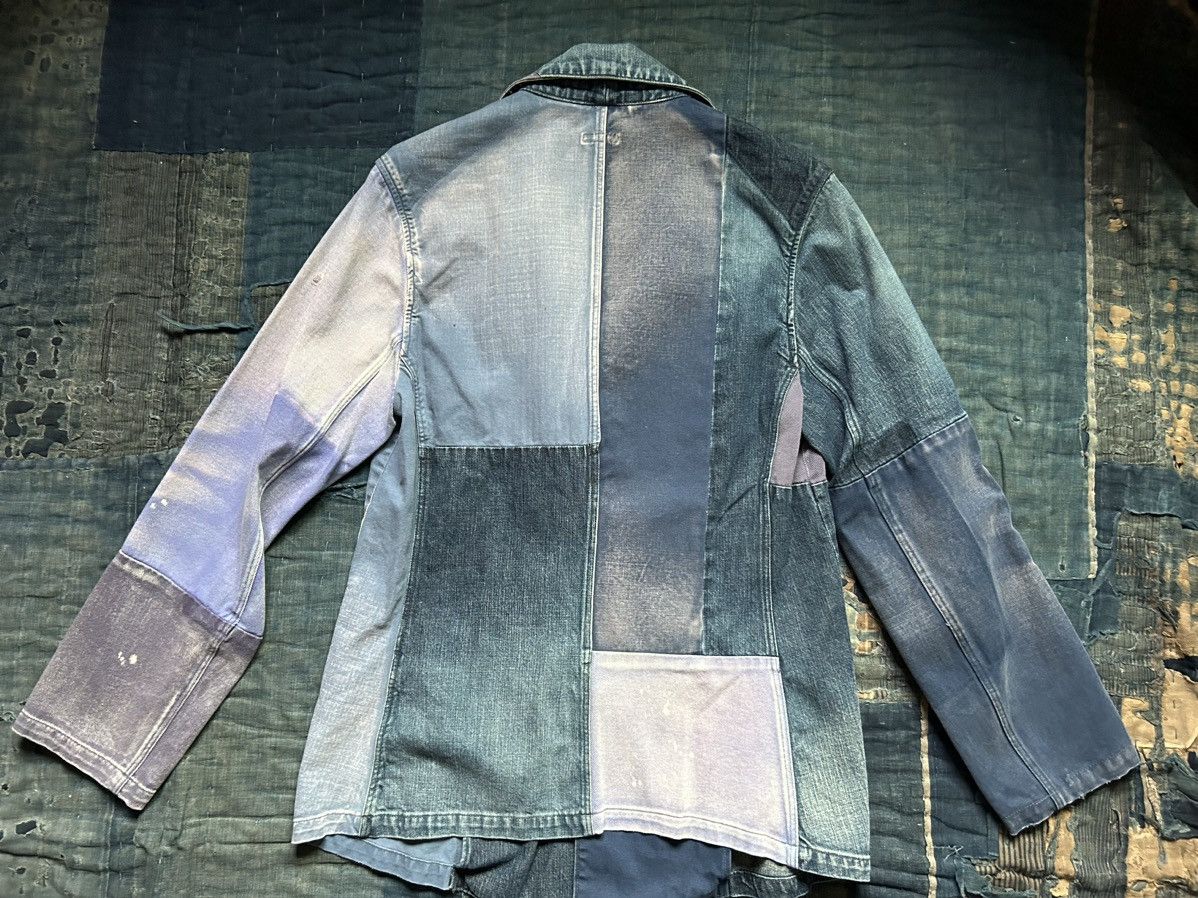 Kapital Kapital Boro Damaged Patchwork Repaired Denim Jacket Size US M / EU 48-50 / 2 - 2 Thumbnail