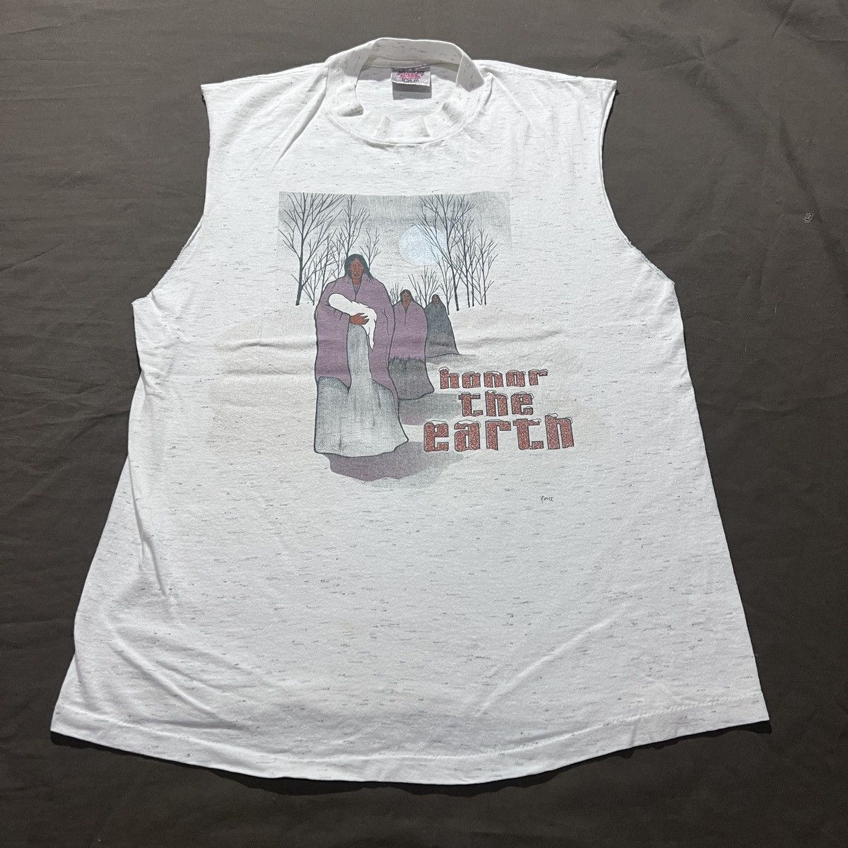 Band Tees Vintage 90s Indigo Girls Honor The Earth Tour Promo Tee Size US M / EU 48-50 / 2 - 1 Thumbnail