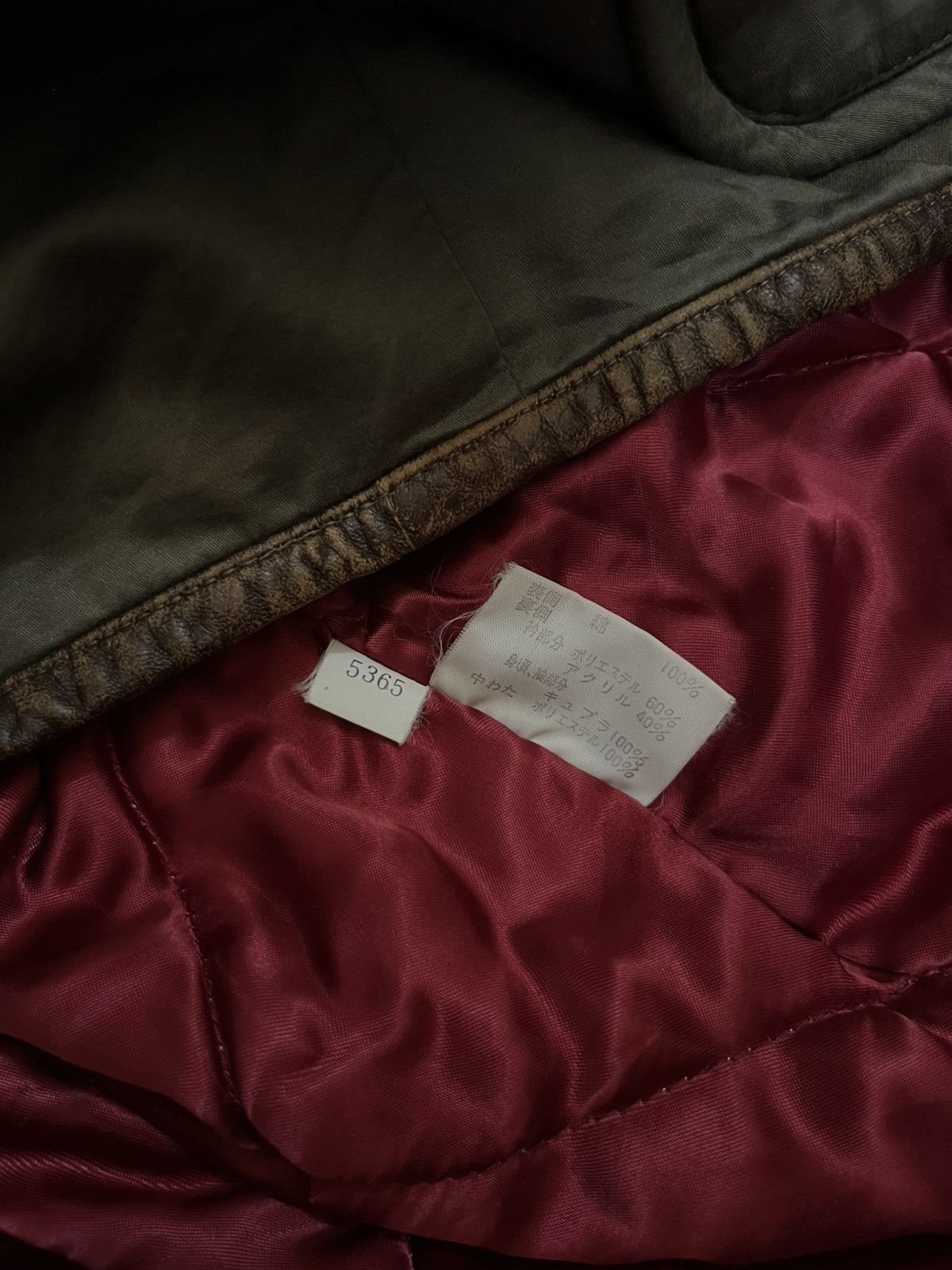 Japanese Brand 1980s UNCLE DOLCE G-1 panel leather #H2 Size US L / EU 52-54 / 3 - 12 Thumbnail