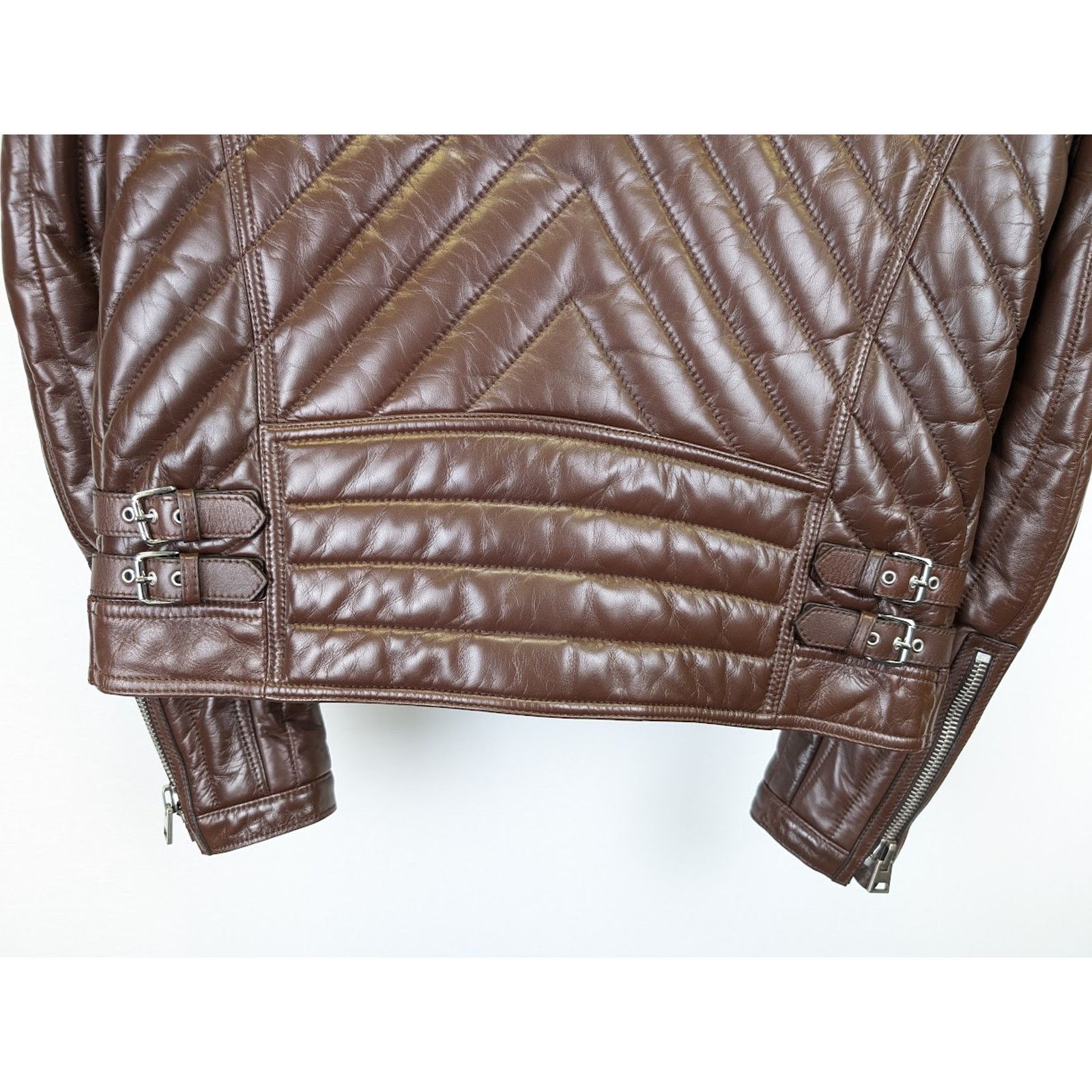 Tom Ford o1rshd1 Leather Jacket in Brown Size US M / EU 48-50 / 2 - 15 Thumbnail